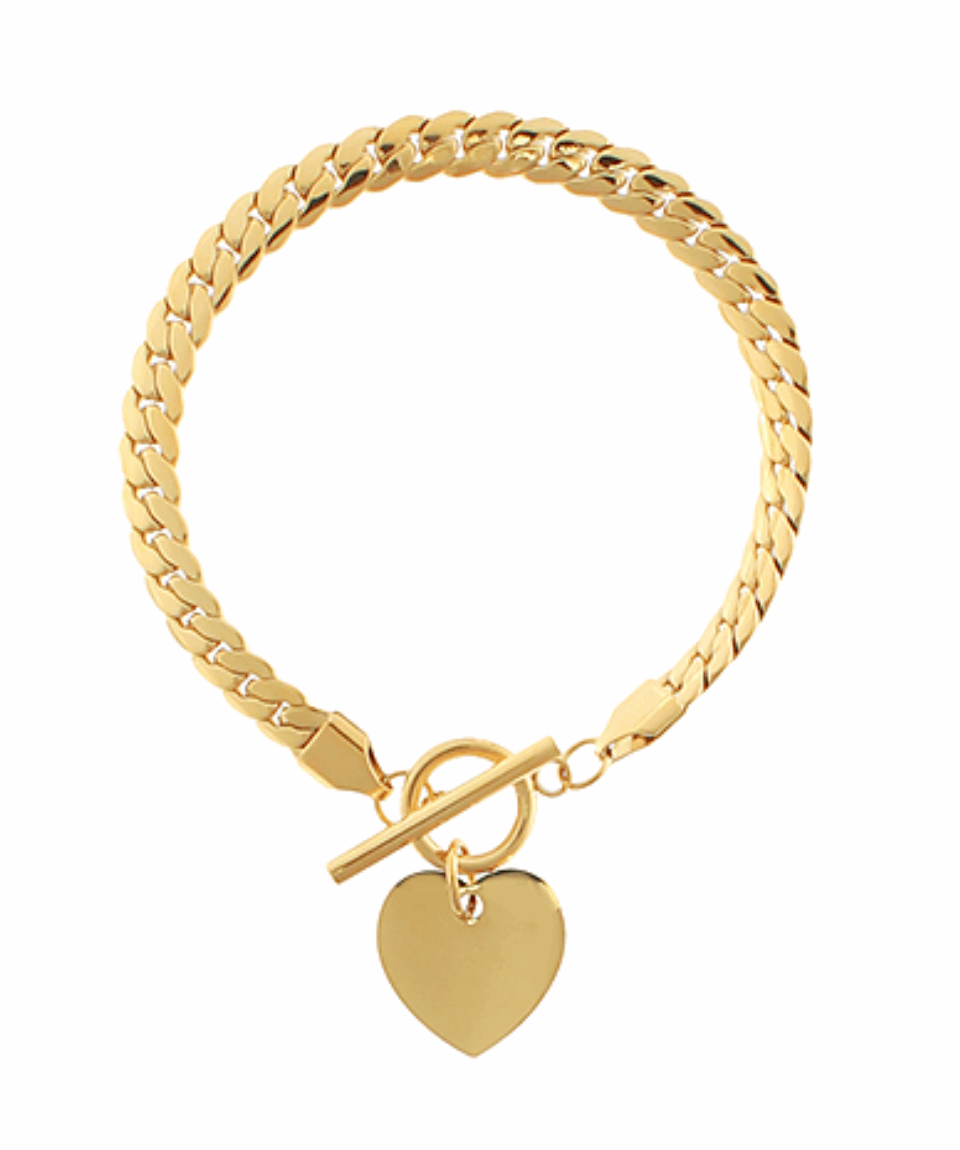 Heart Charm Bracelet