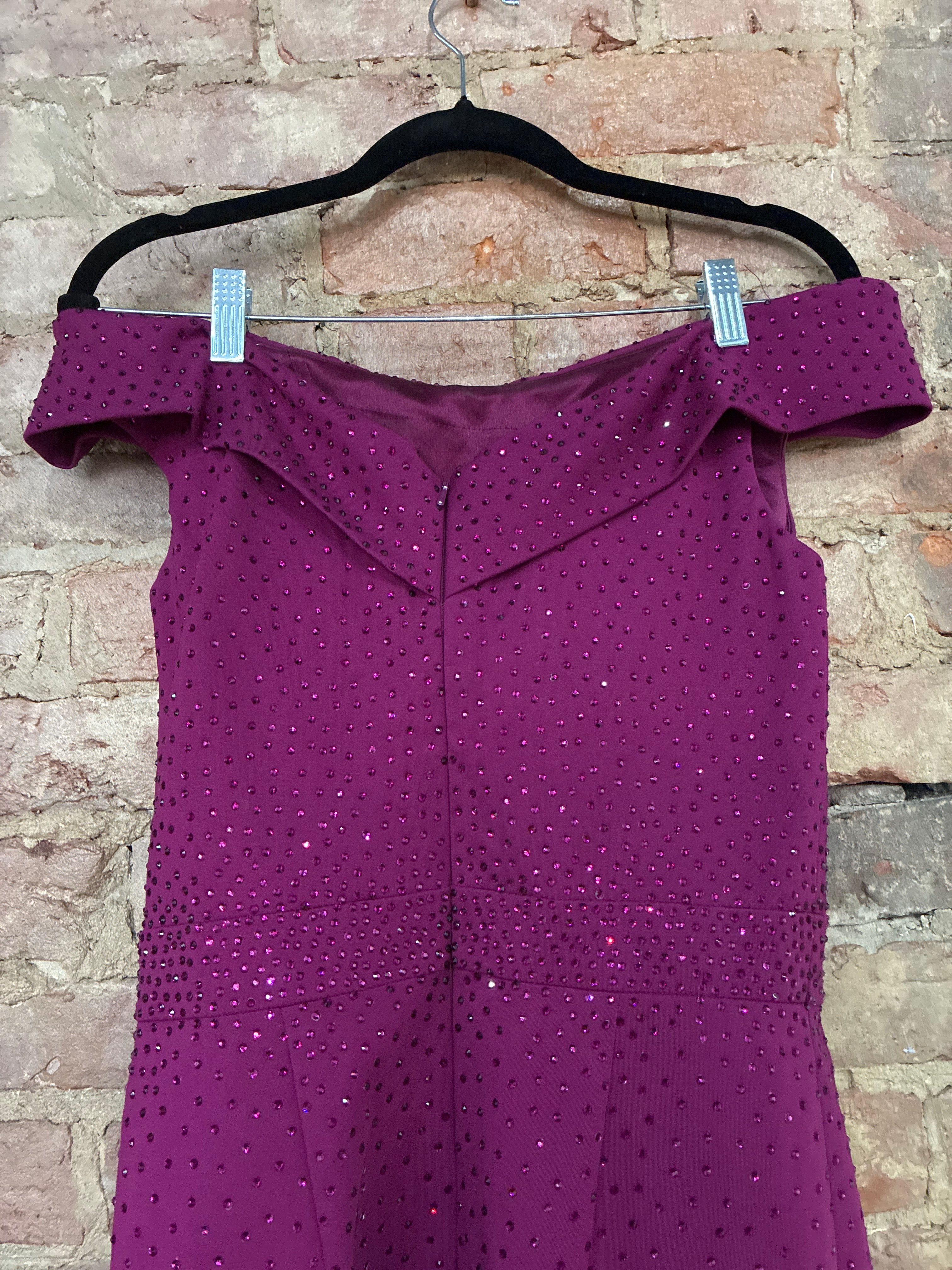 Sherri Hill Warm Plum Formal Dress