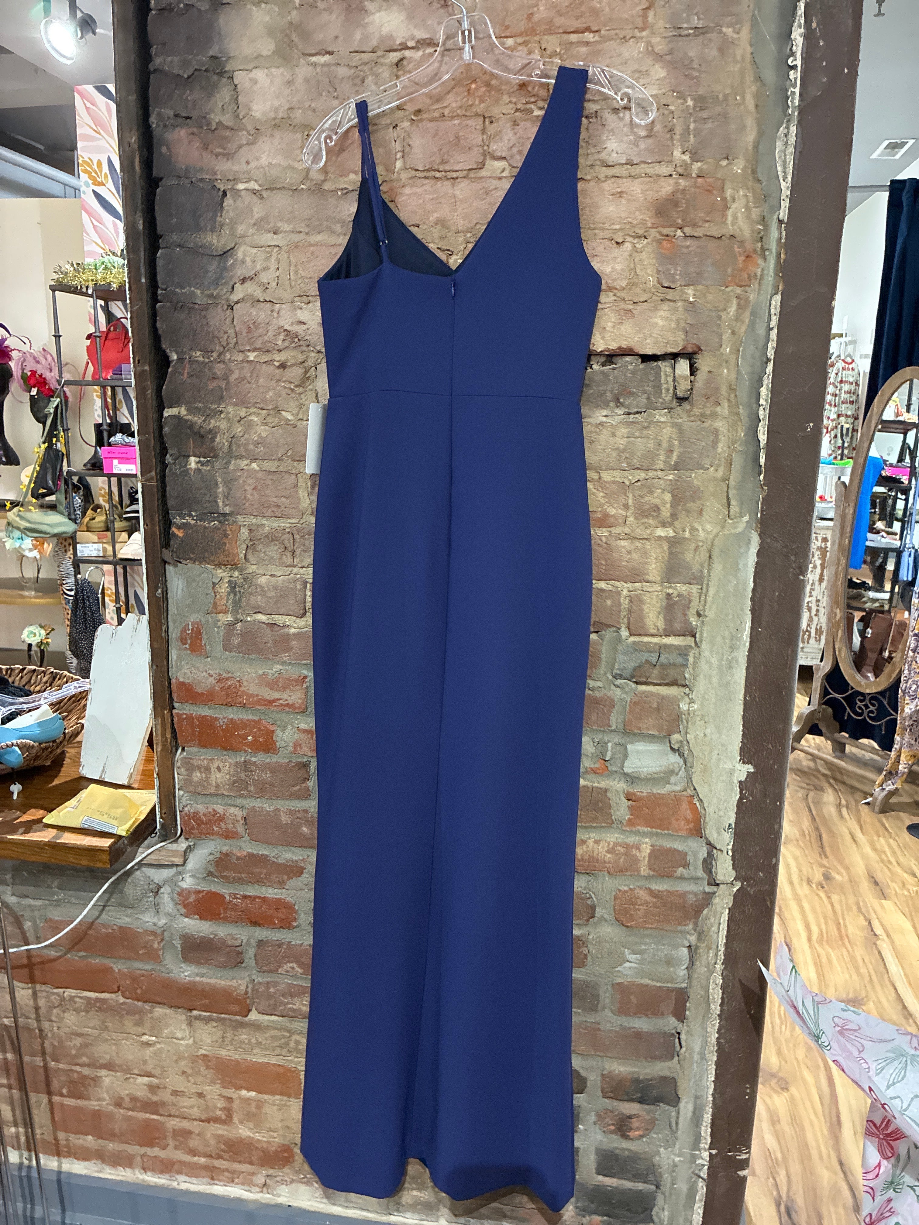 Navy Deux Strap Gown