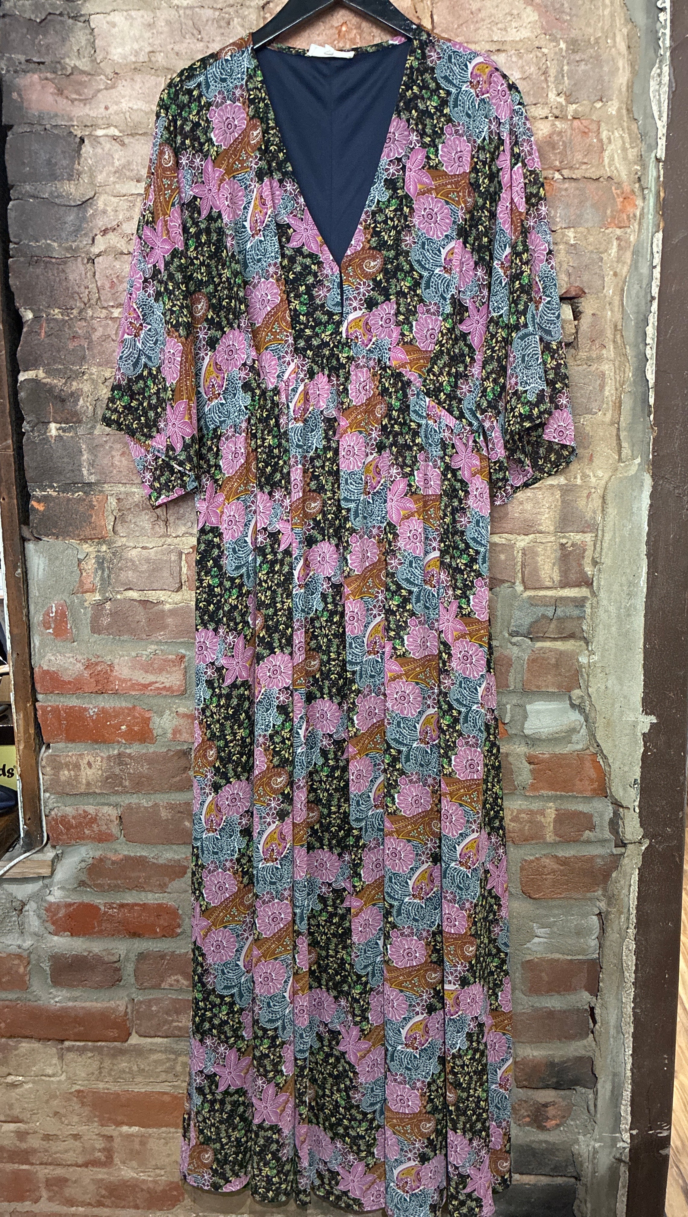 Floral Maxi Dress - XL