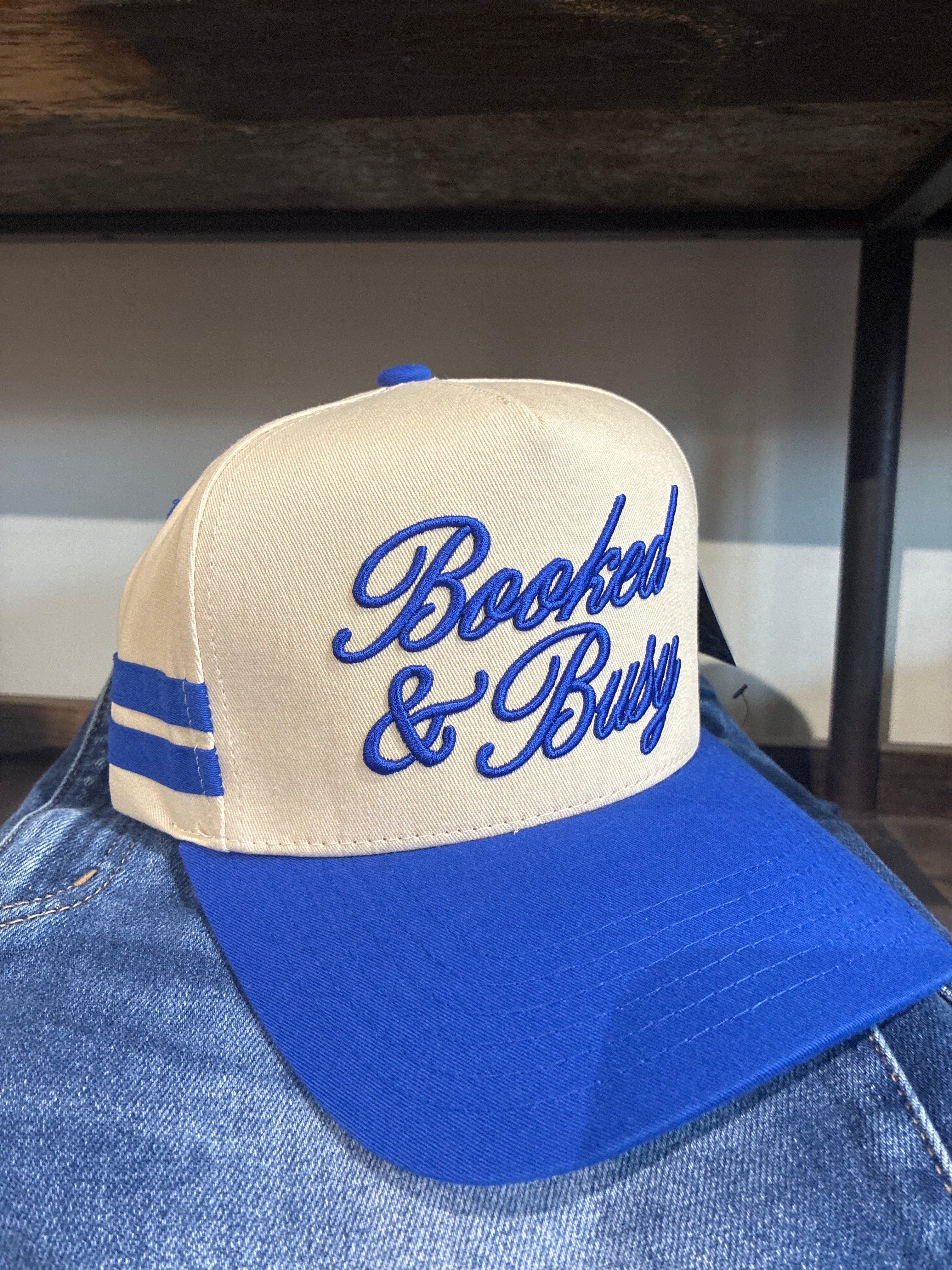 Booked & Busy Royal Blue Hat