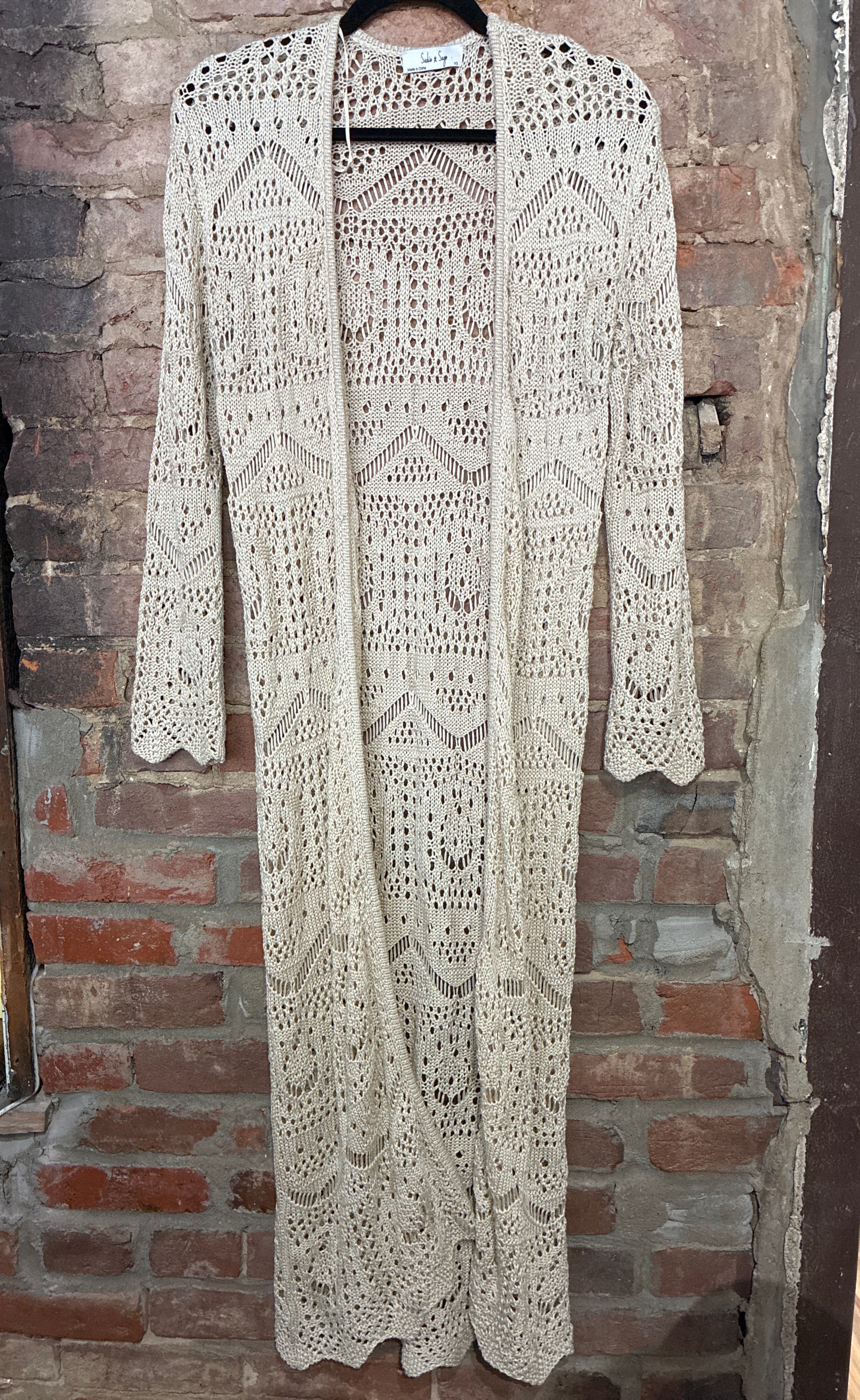 Long Knit Cardigan