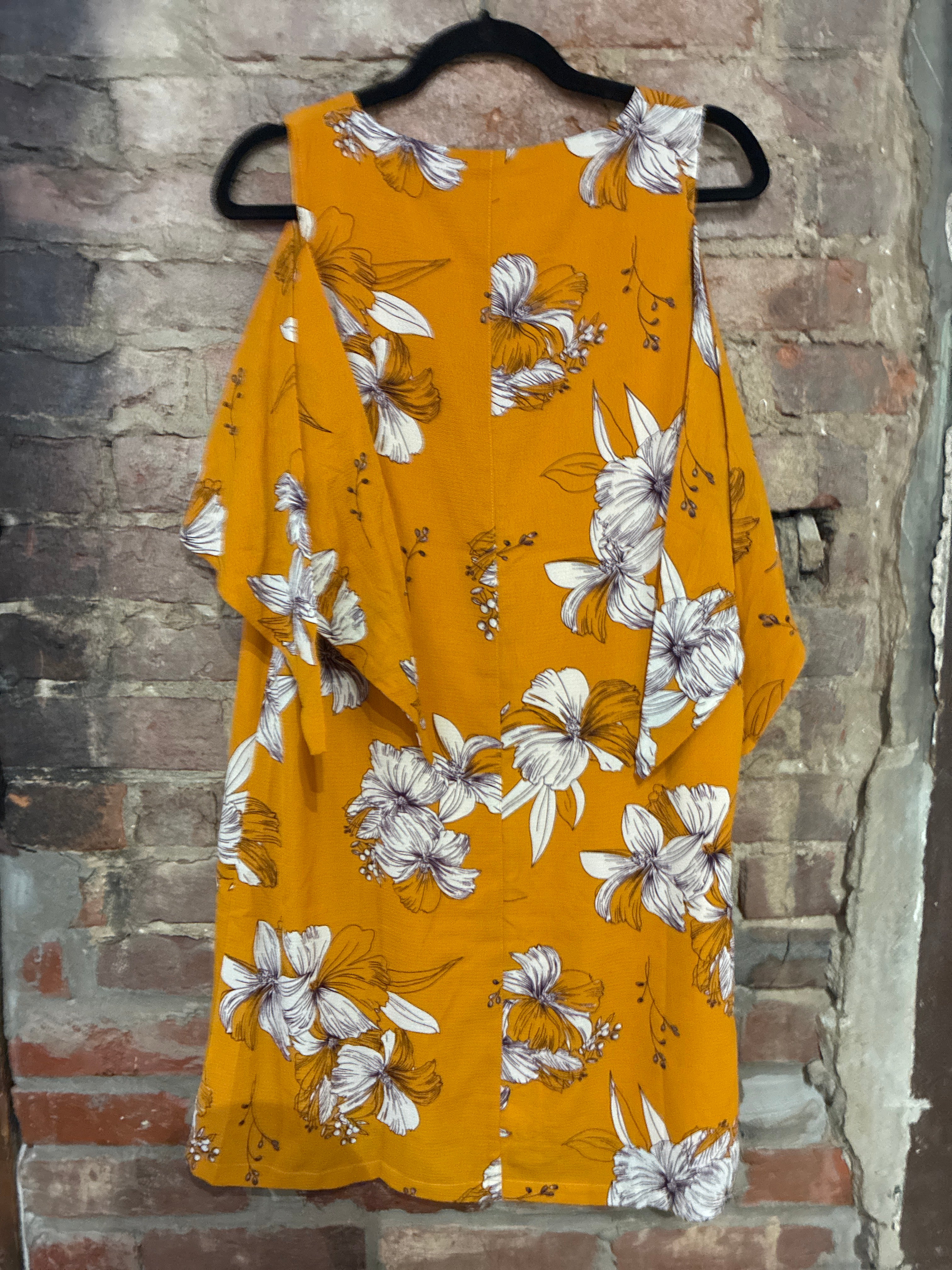Burnt Orange Floral Tank Dress