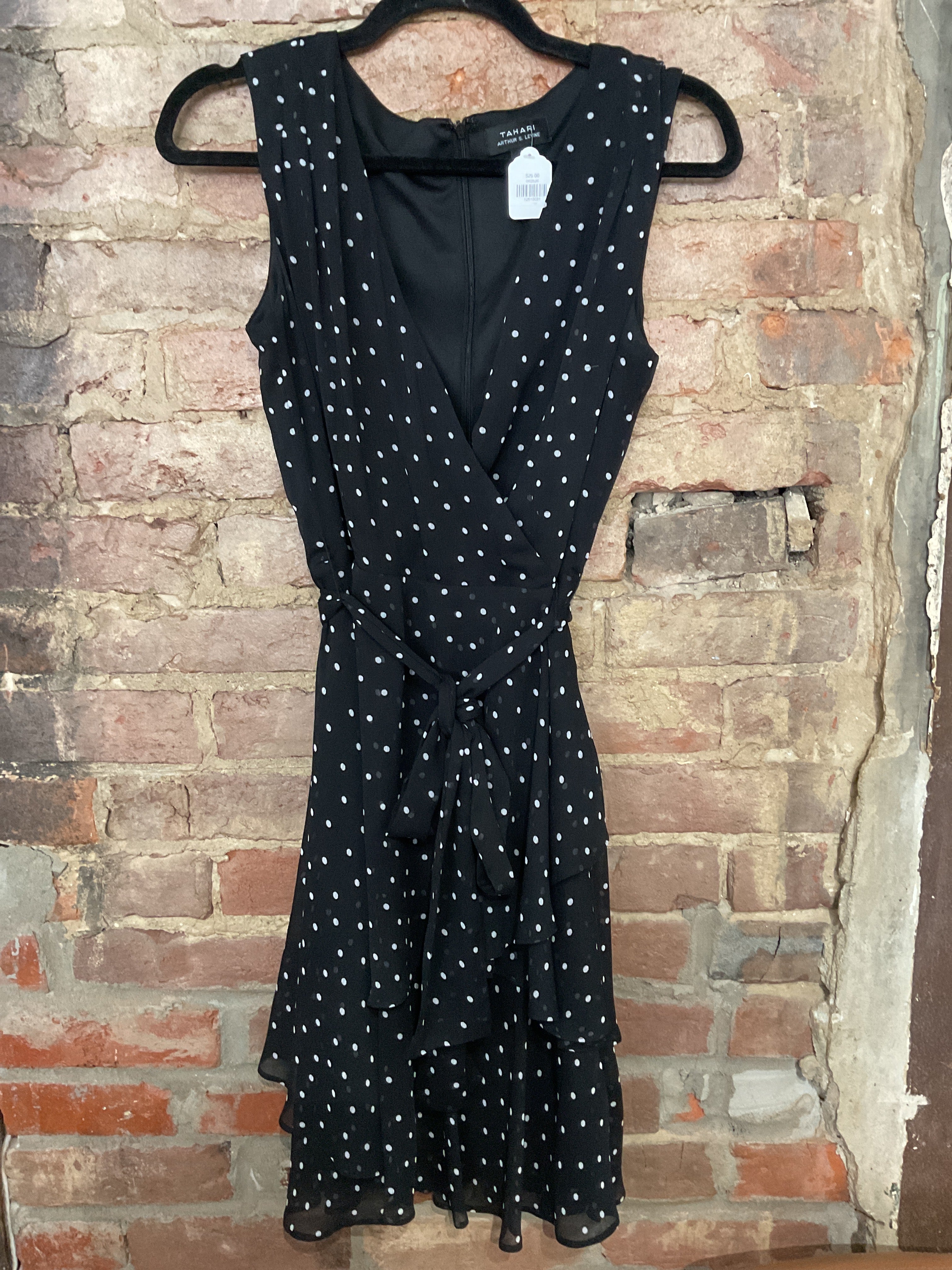 Black & White Polka Dot Dress - 4