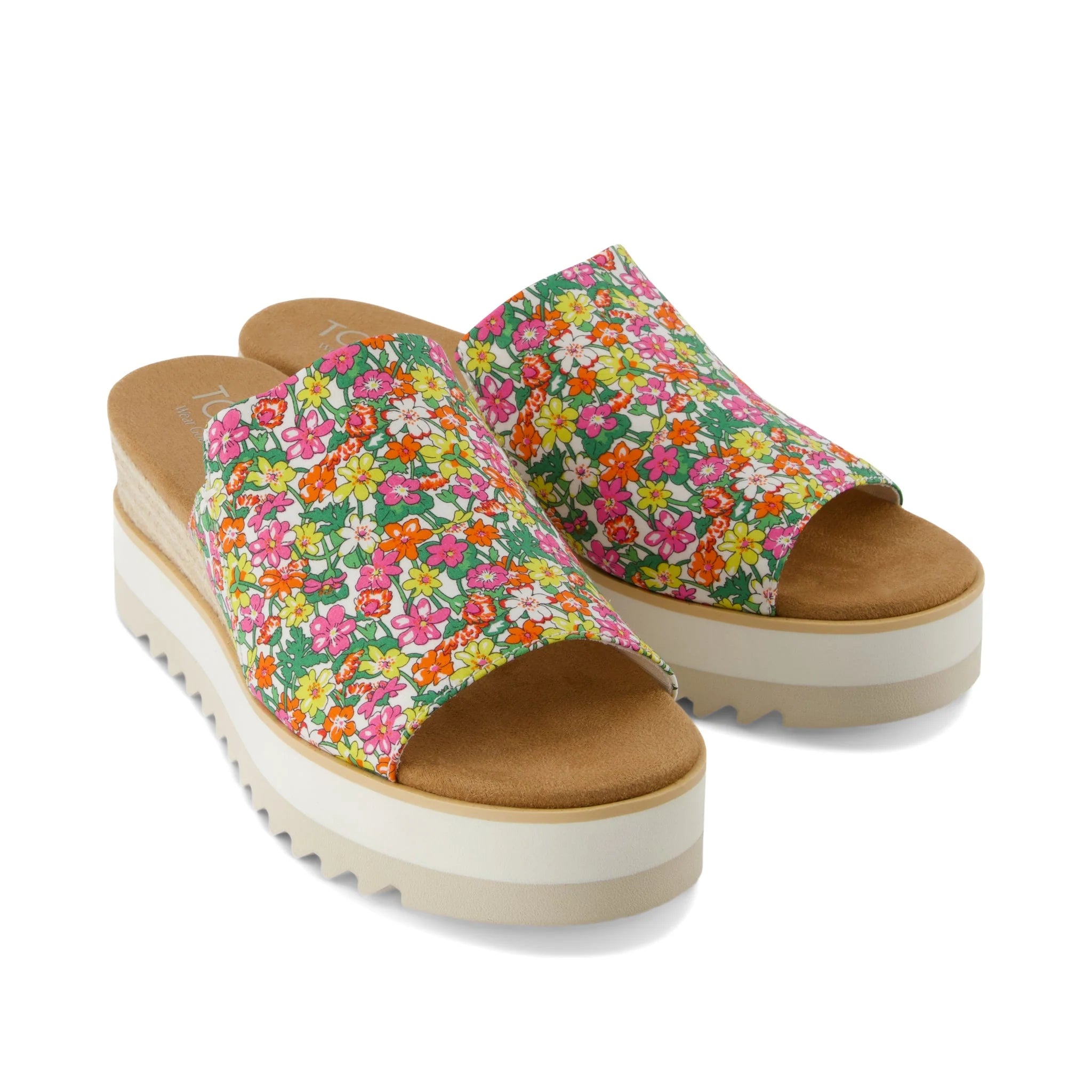 Toms Floral Platform Sandal 11