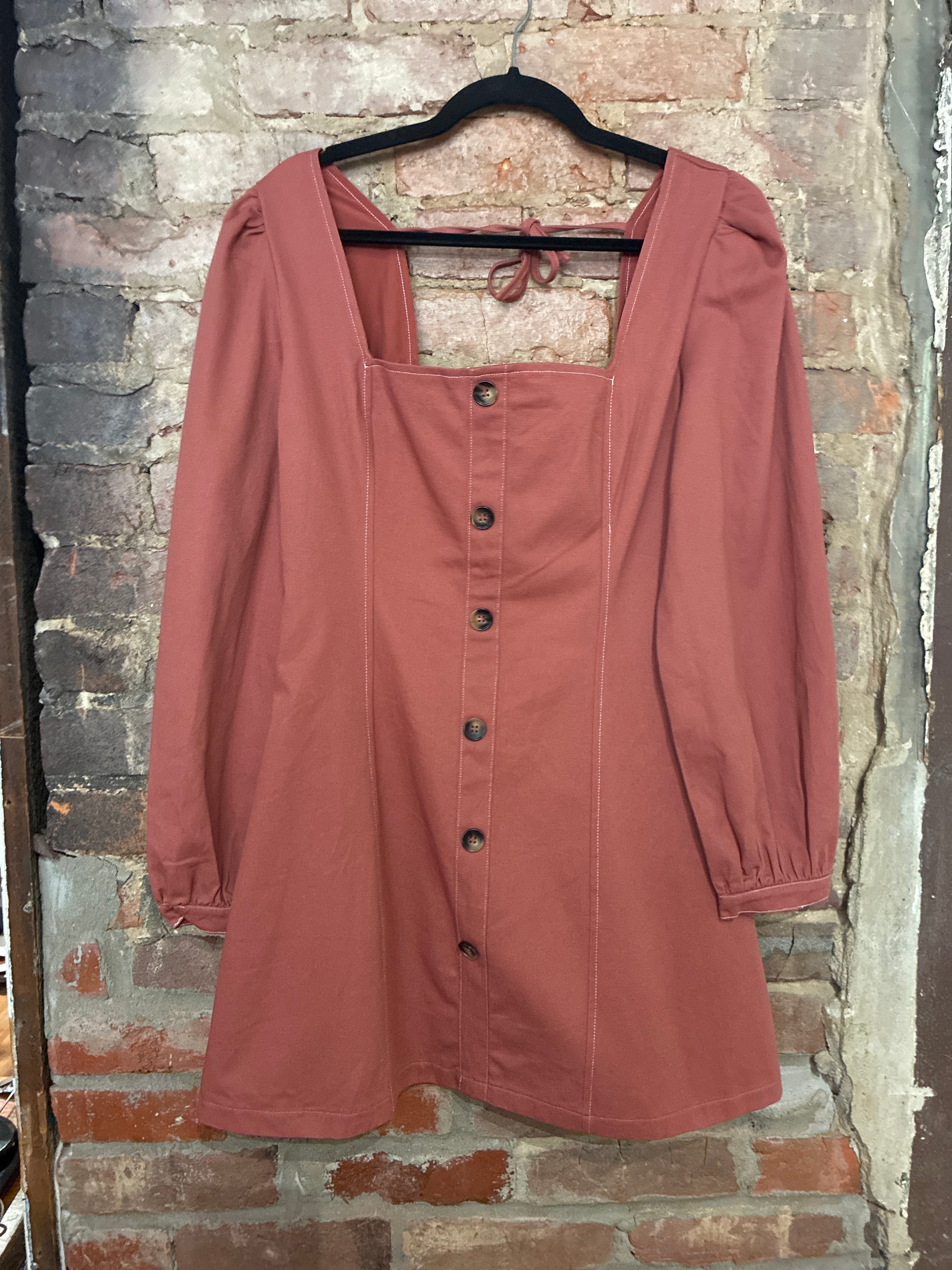 D.ARK Terracotta Denim Dress M