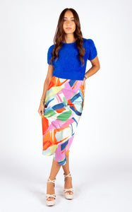 Abstract Paint Skirt