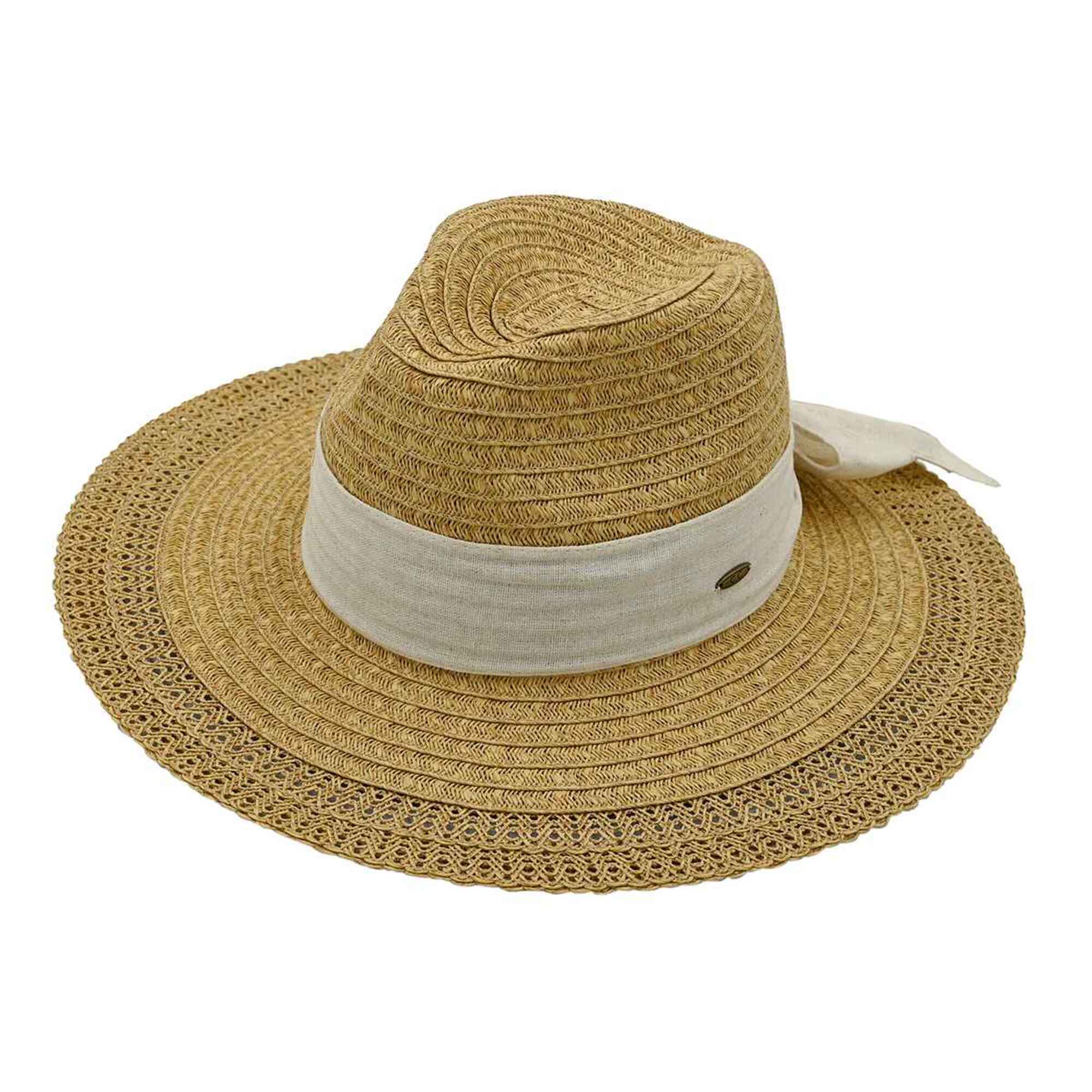 Bow Trim Panama Hat