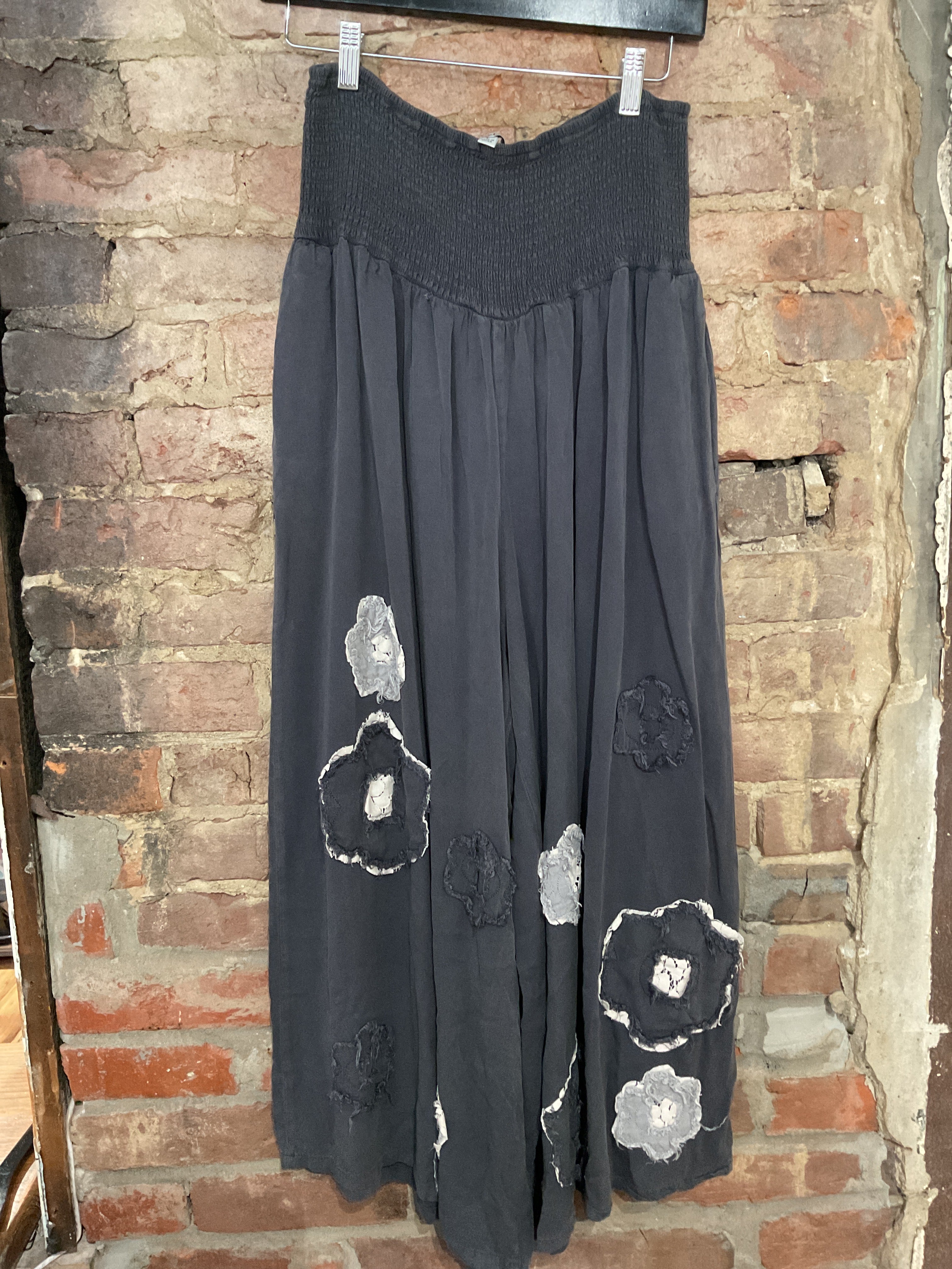 Charcoal Wide Leg Pants
