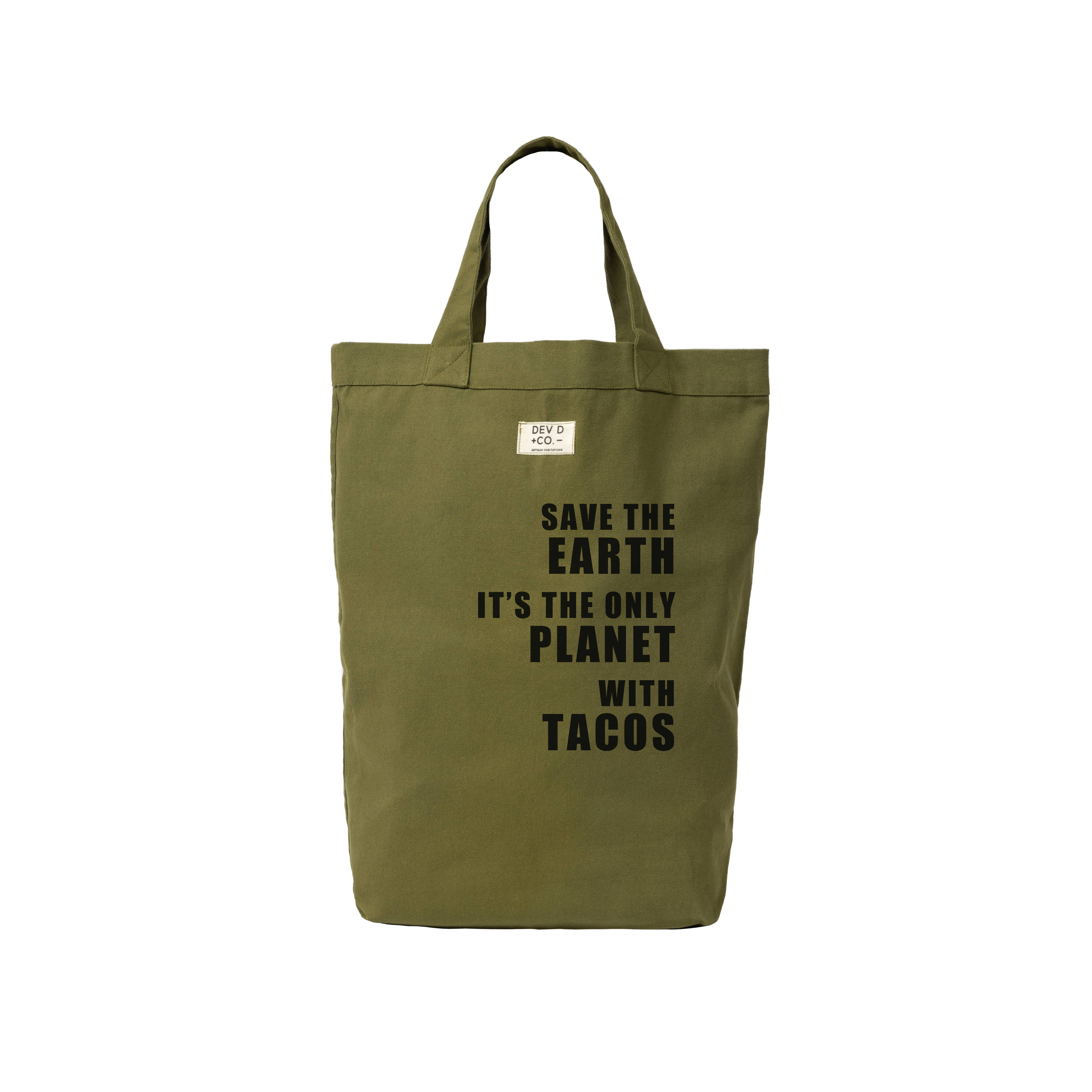 Save The Earth - Canvas Tote Bag - Market Tote