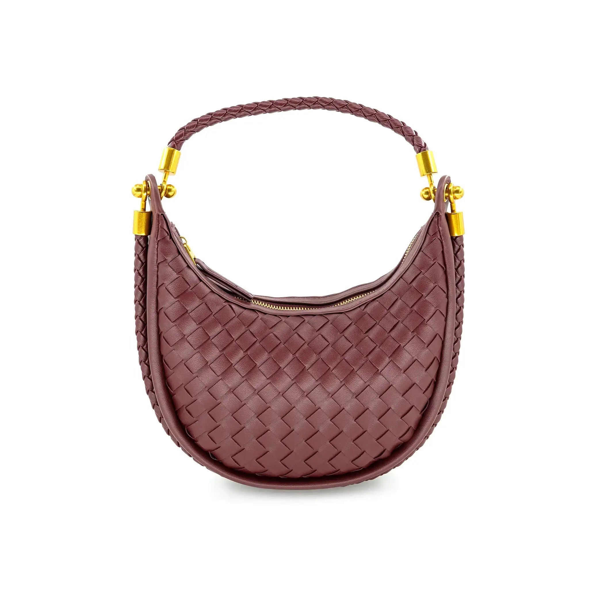 Woven Hobo Handbag
