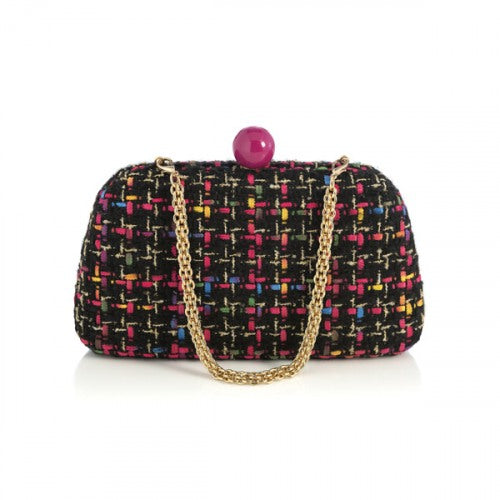 Lana Minaudière Clutch in Multi