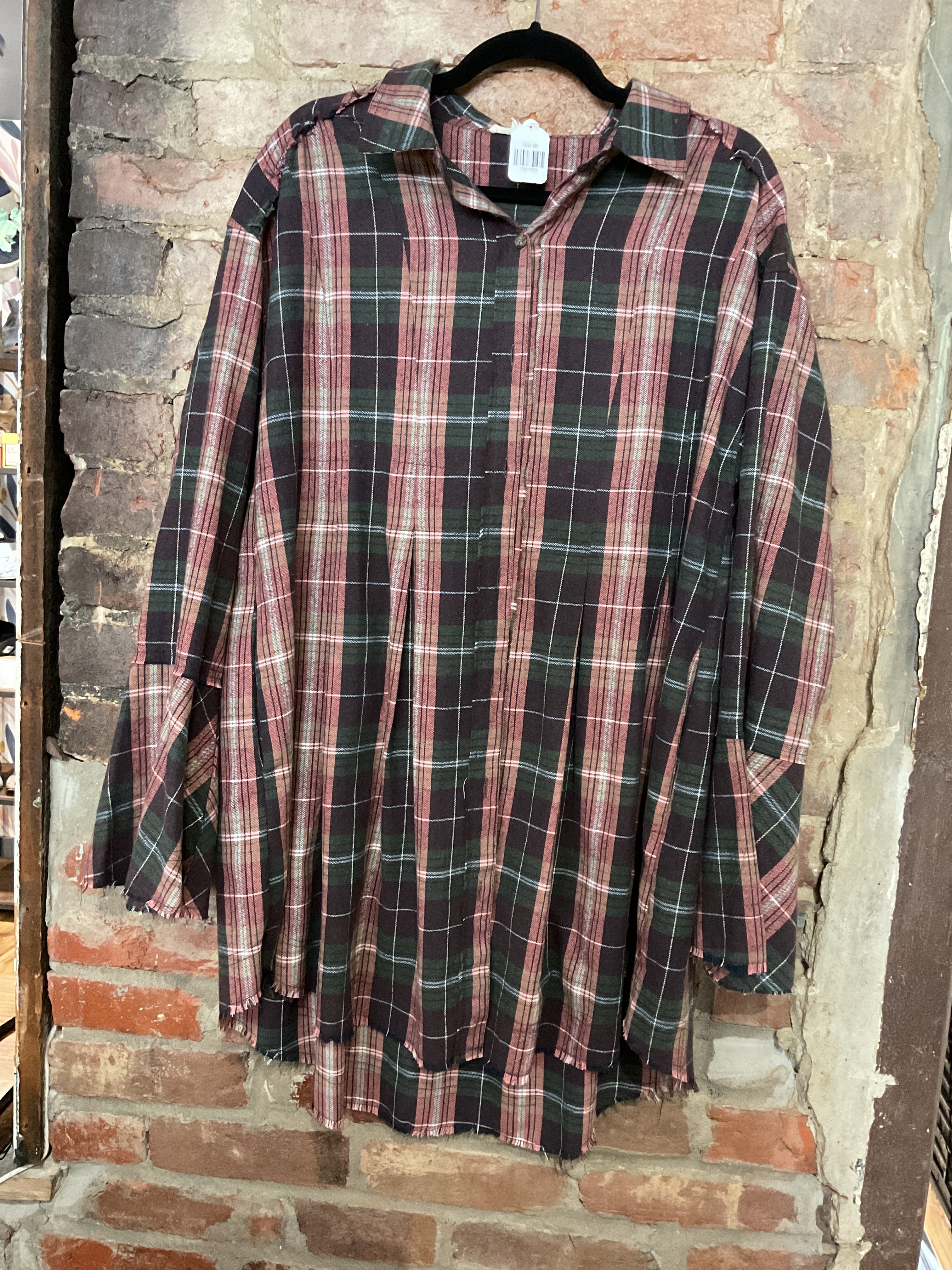Grape & Green Tunic Dress