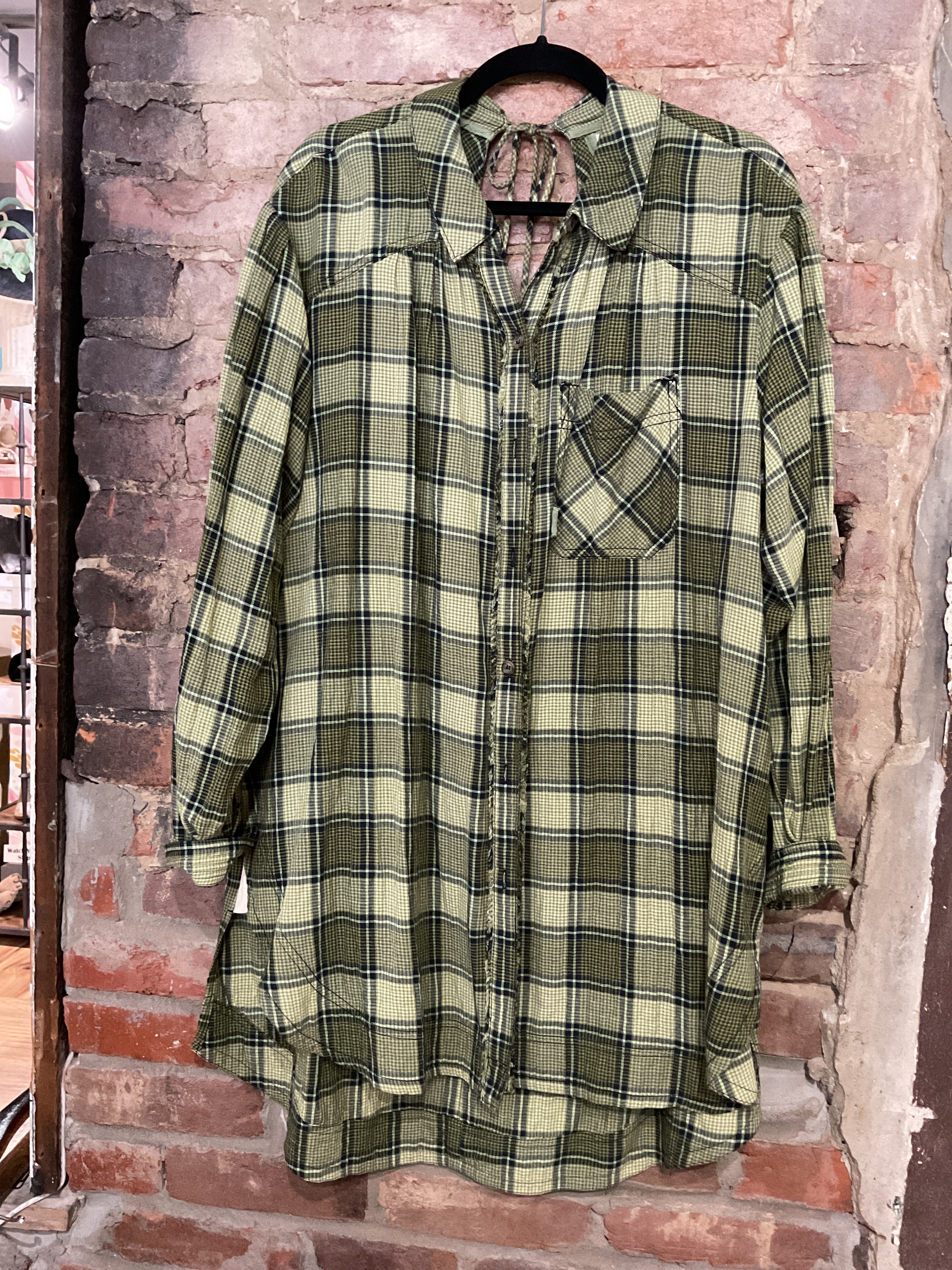 Turtle Green Tunic Dress
