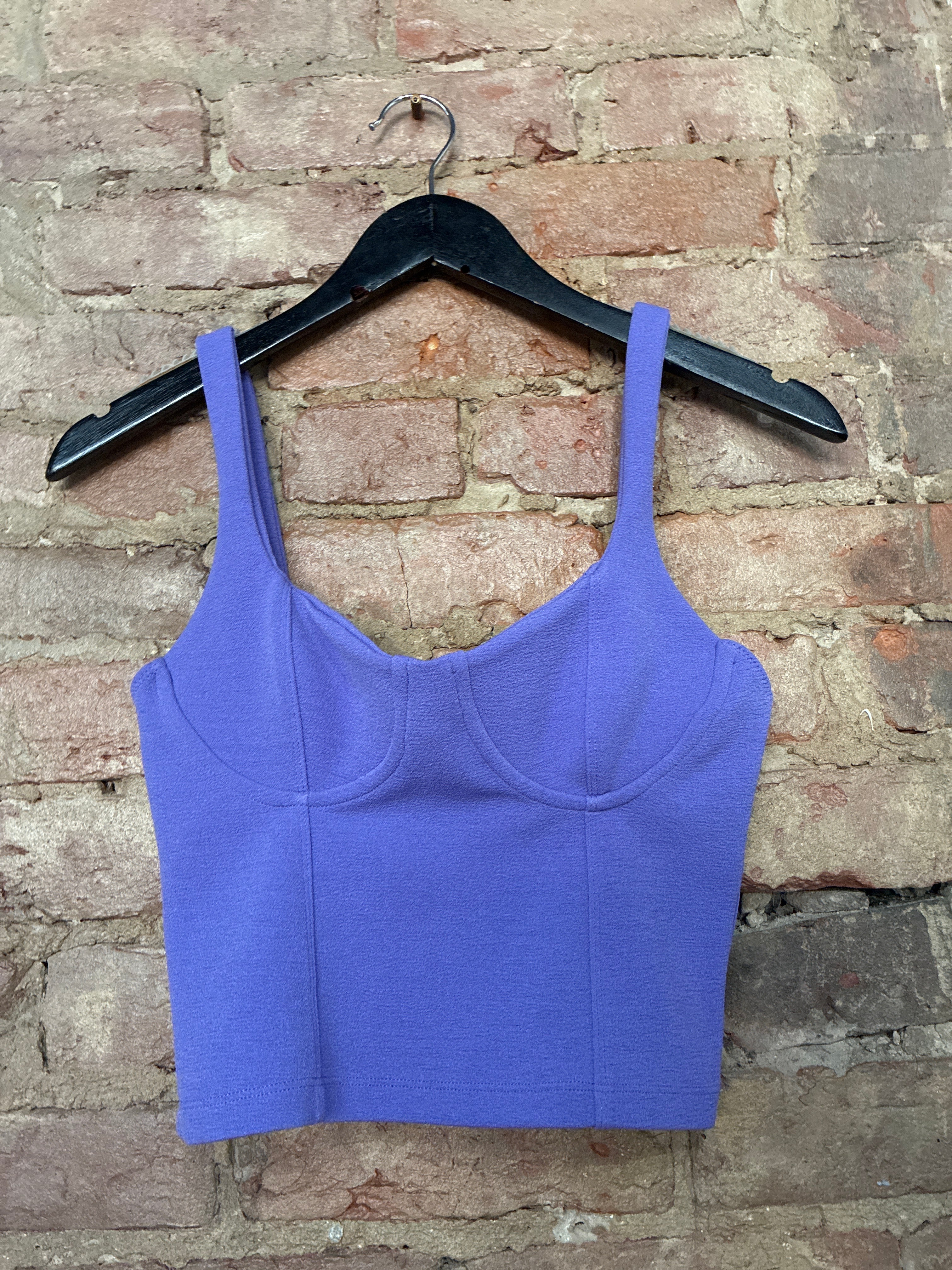 Purple Corseted Tank