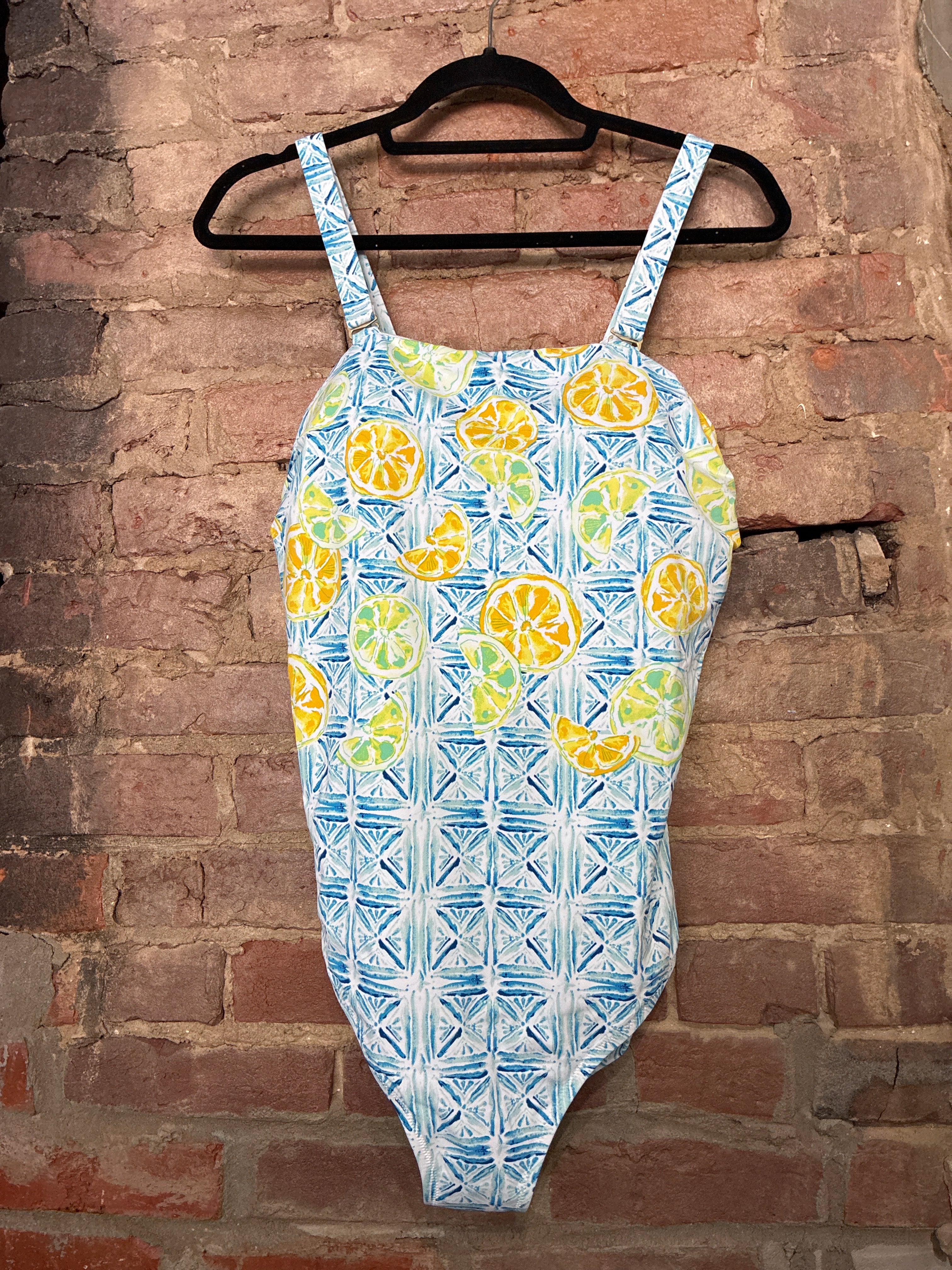 Land's End Lemon One Piece 18W – Six Sisters Boutique-NULU
