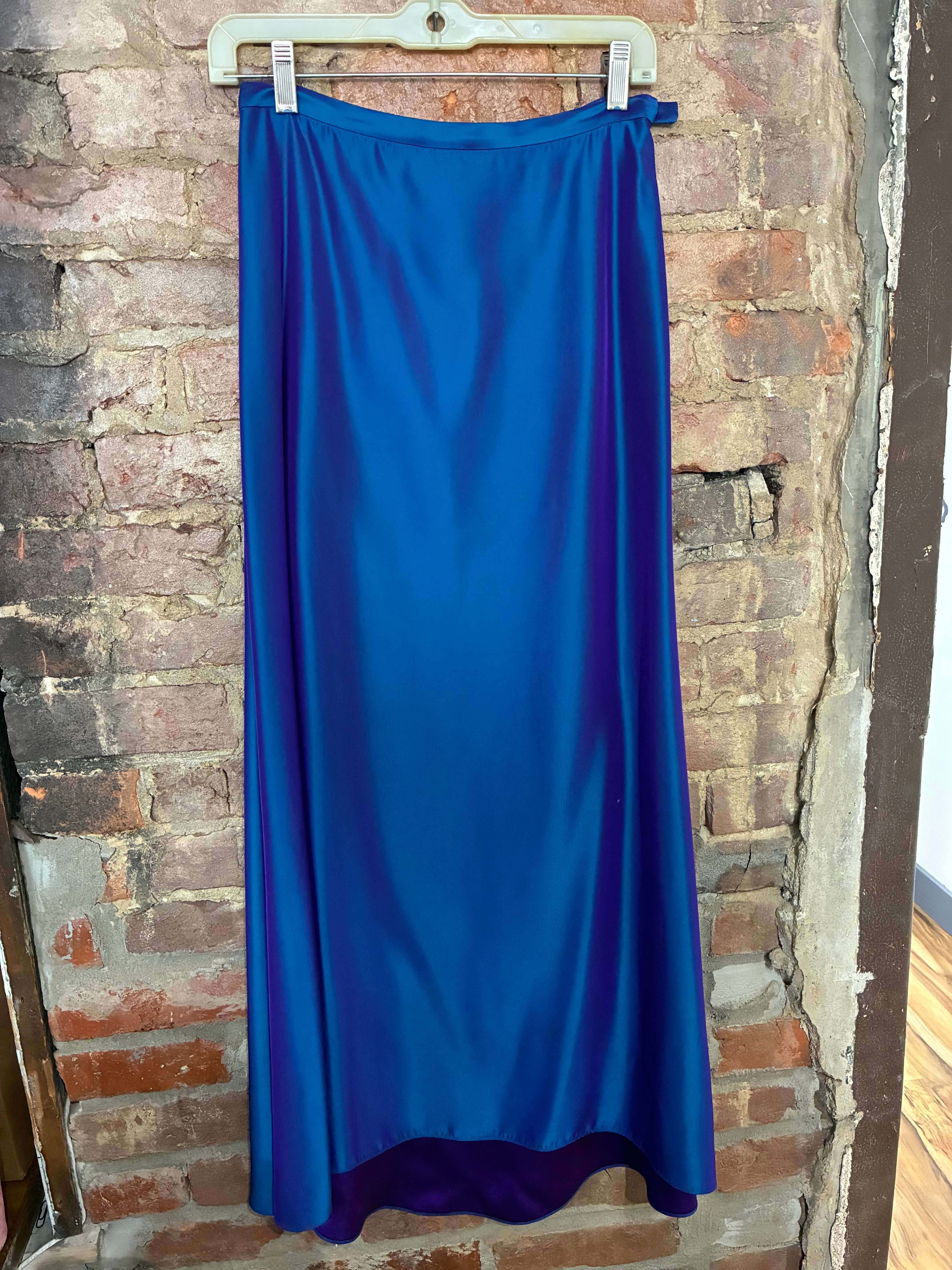 Ralph Lauren Satin Maxi Skirt