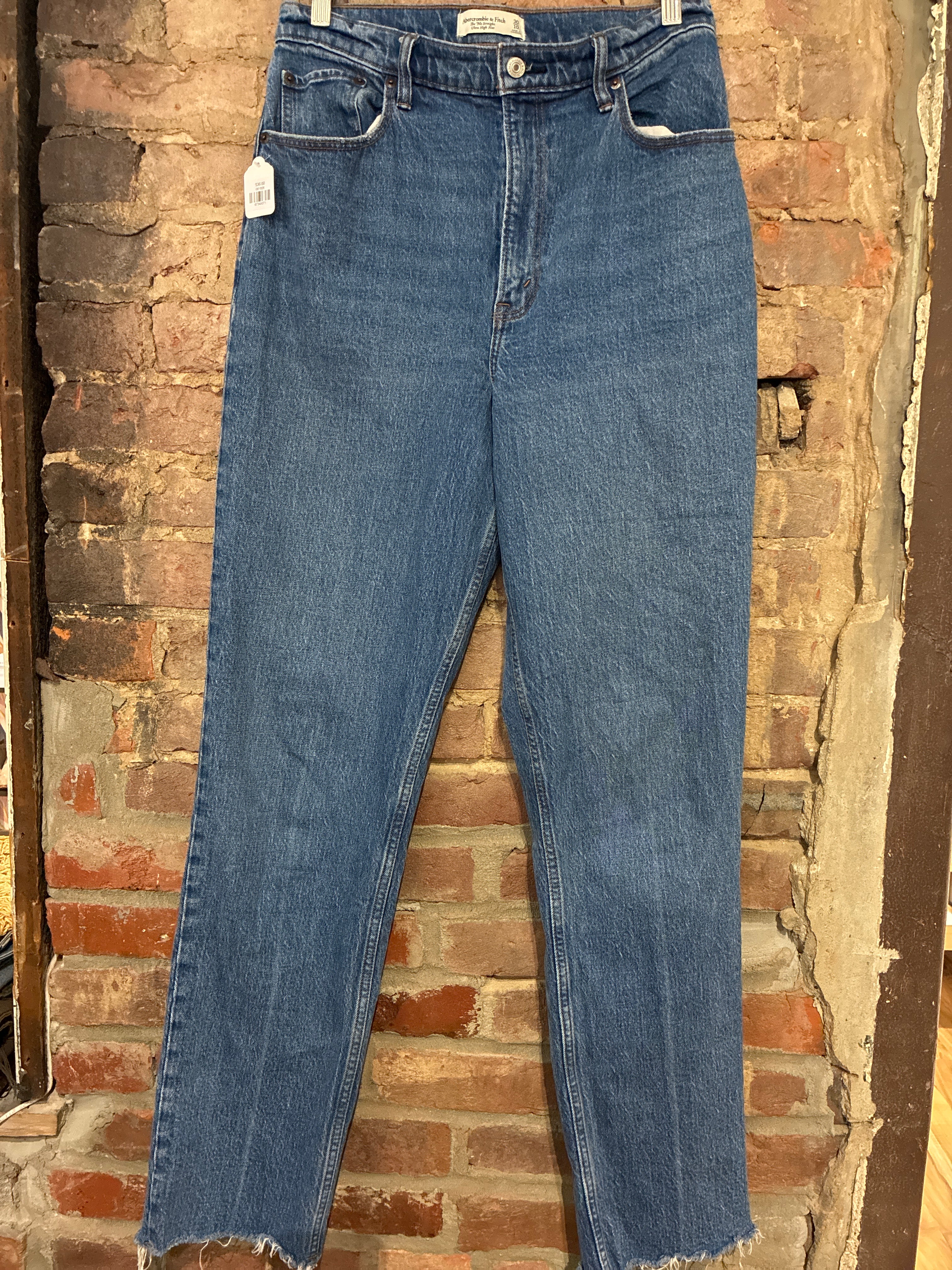 A&F 90s High Rise Skinny Jeans 10