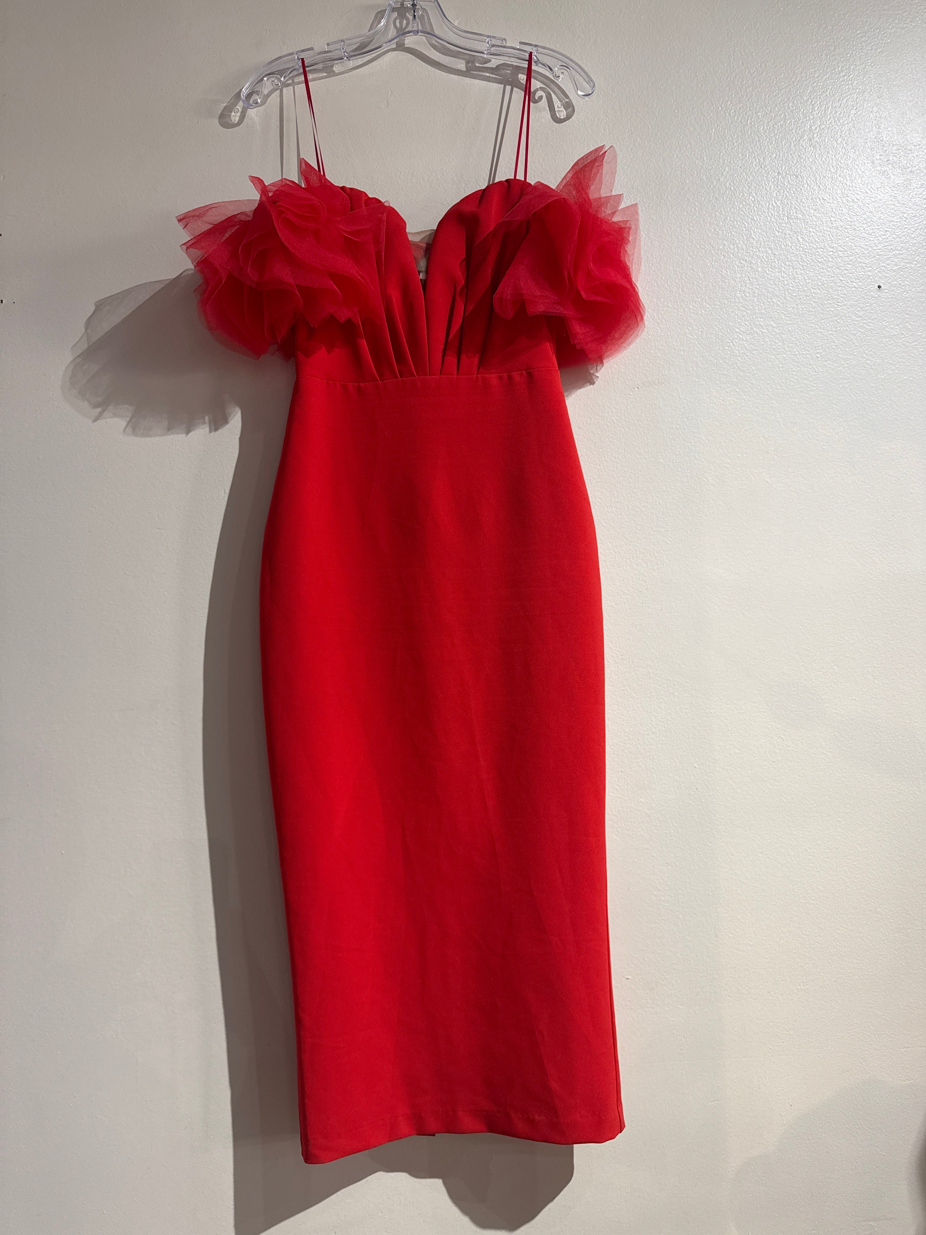 Barbie Girl Dress - Solid Red