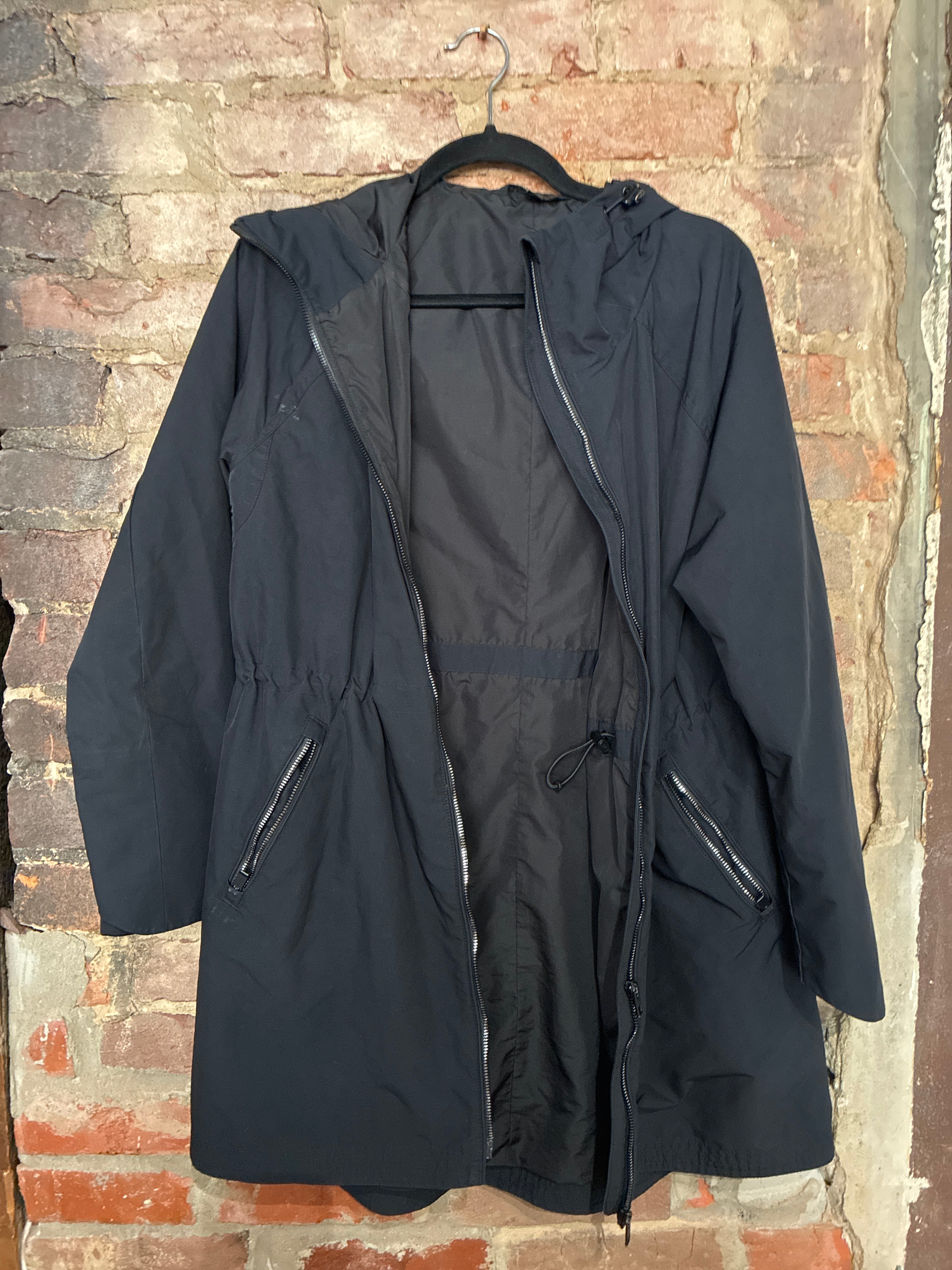 Athleta Black Rain Jacket