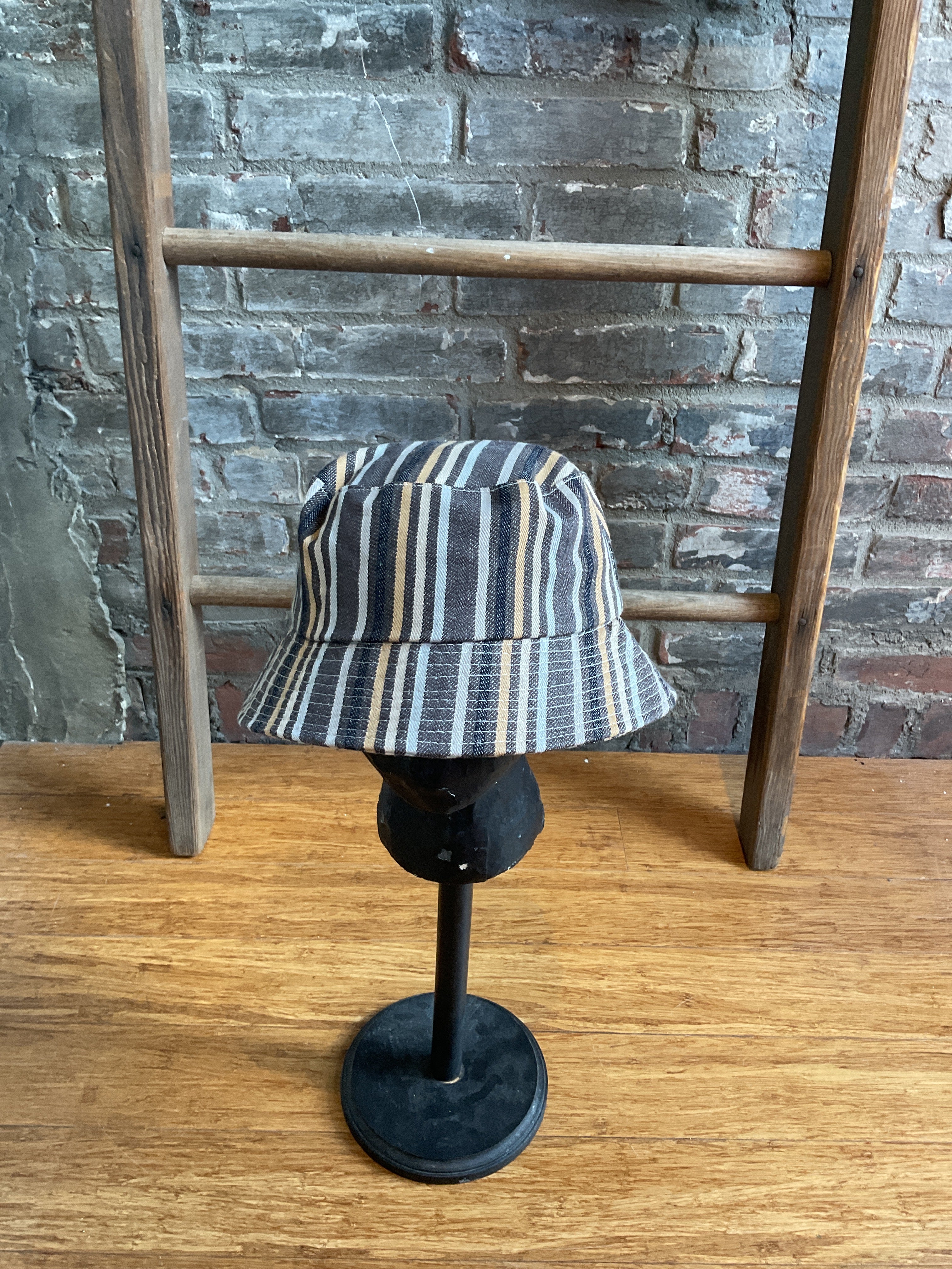 NWT Free People Stripe Bucket Hat