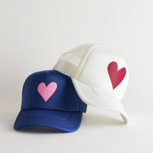Load image into Gallery viewer, Heart Recycled Trucker Valentine&#39;s Day Hat