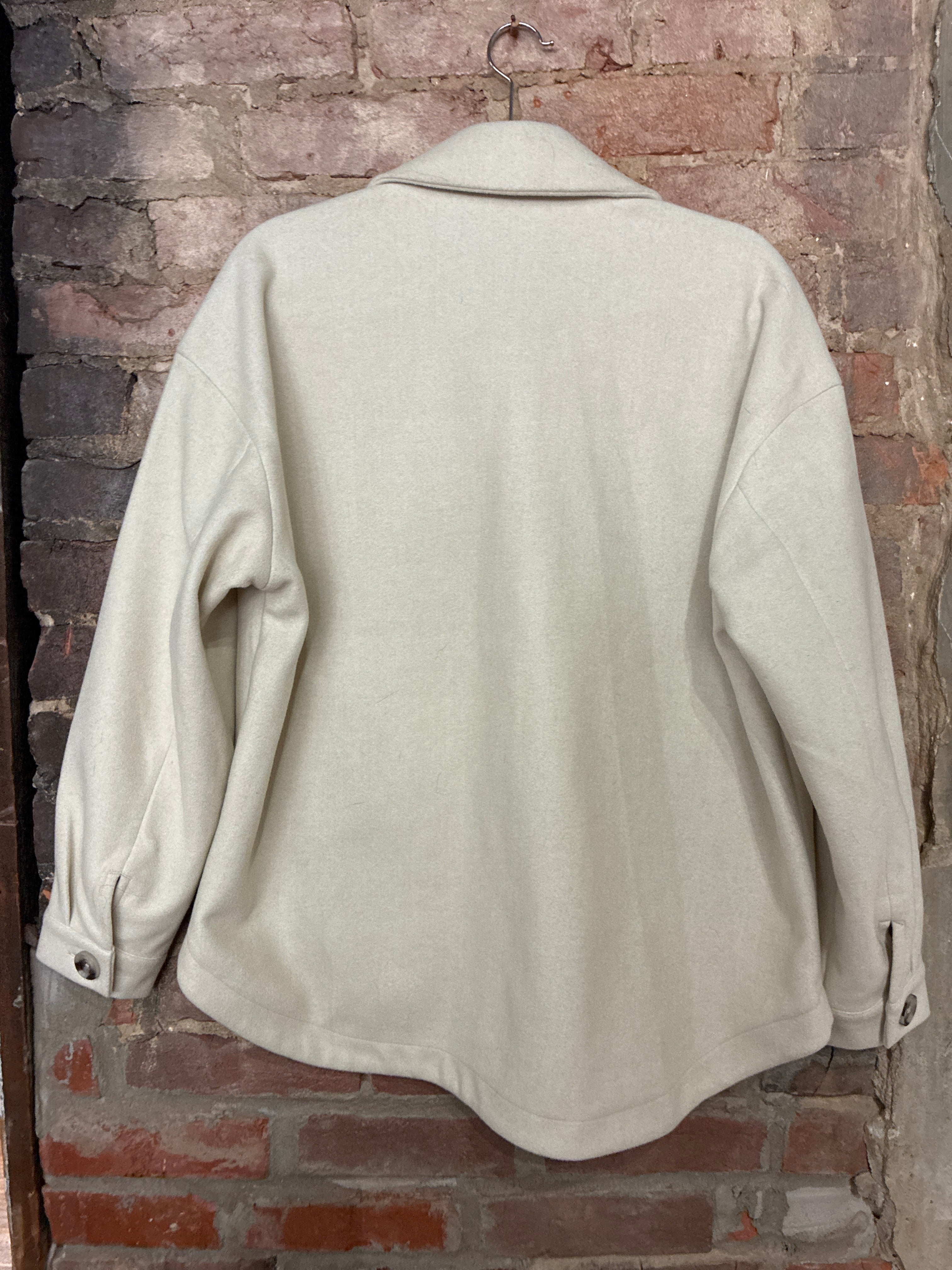 Vera Moda Cream Button Up Jacket
