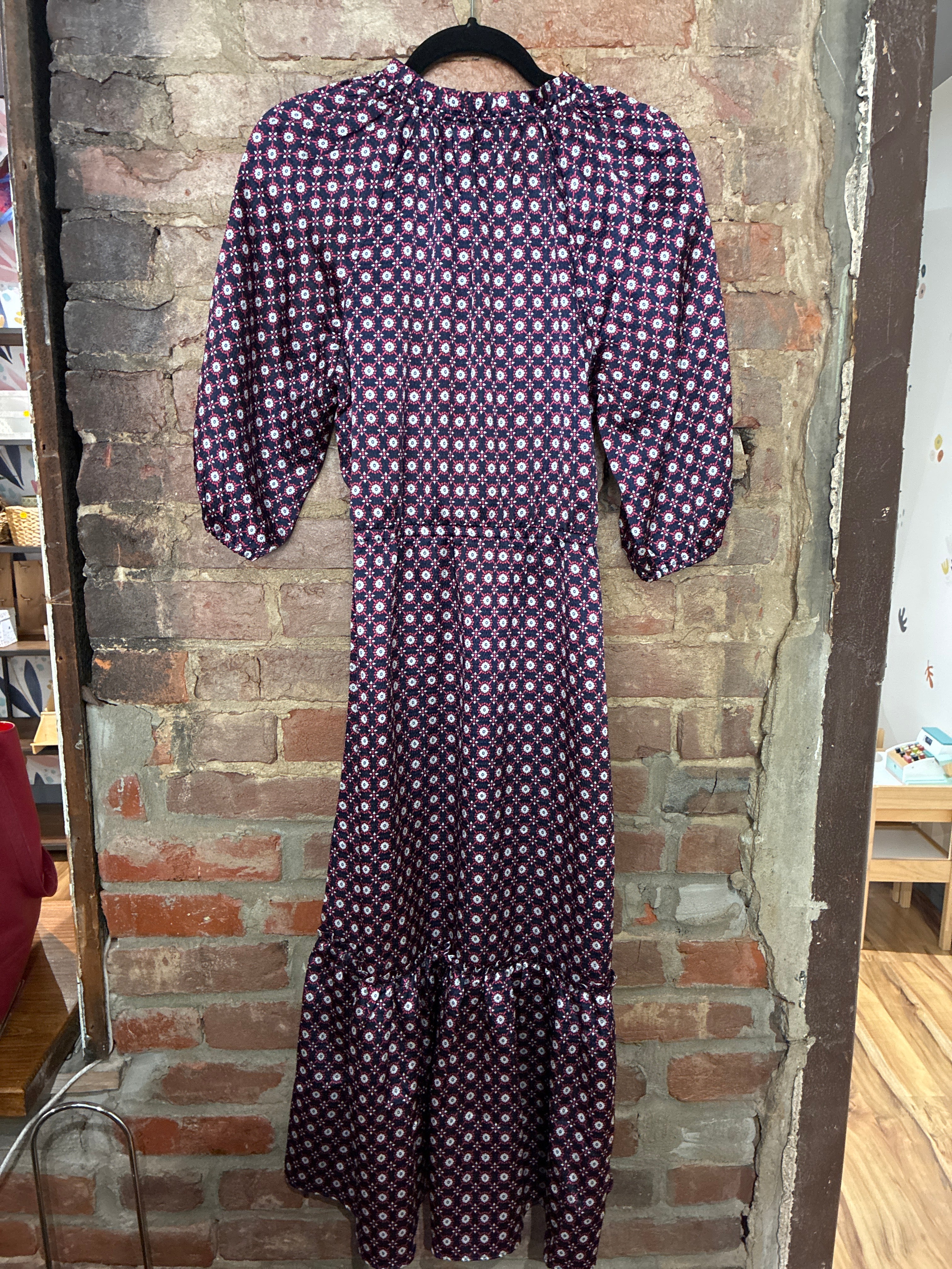 Draper James Navy Pattern Maxi S