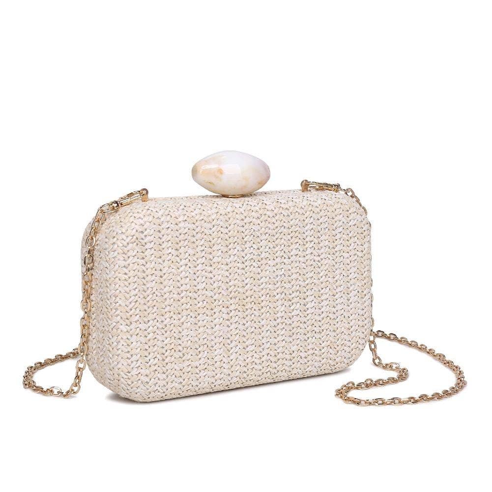 Ezra Straw Clutch