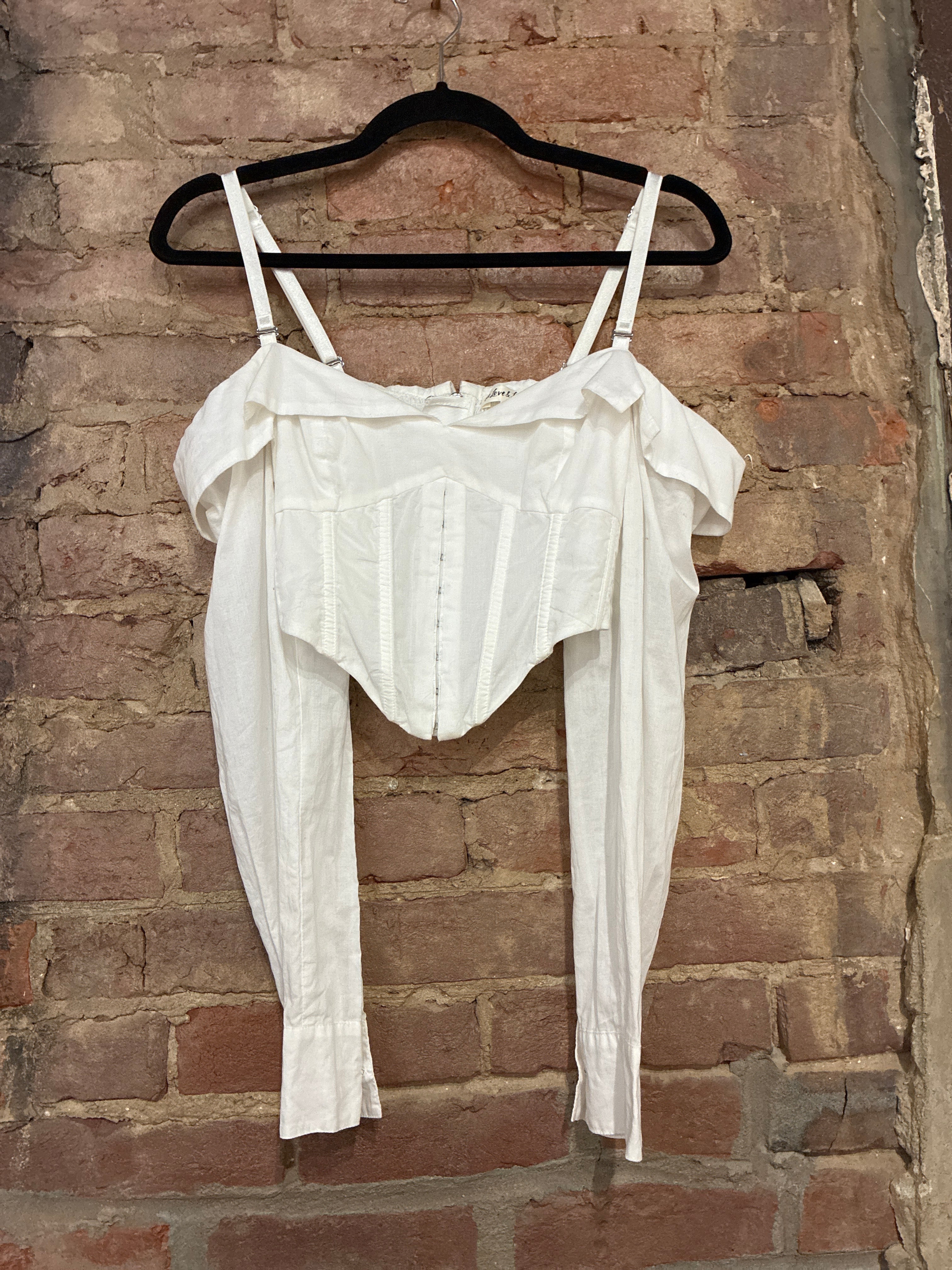 For Love & Lemons Corset Collared Crop