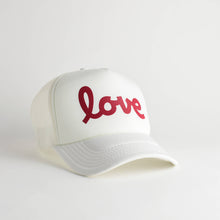Load image into Gallery viewer, Love Recycled Trucker Valentine&#39;s Day Hat
