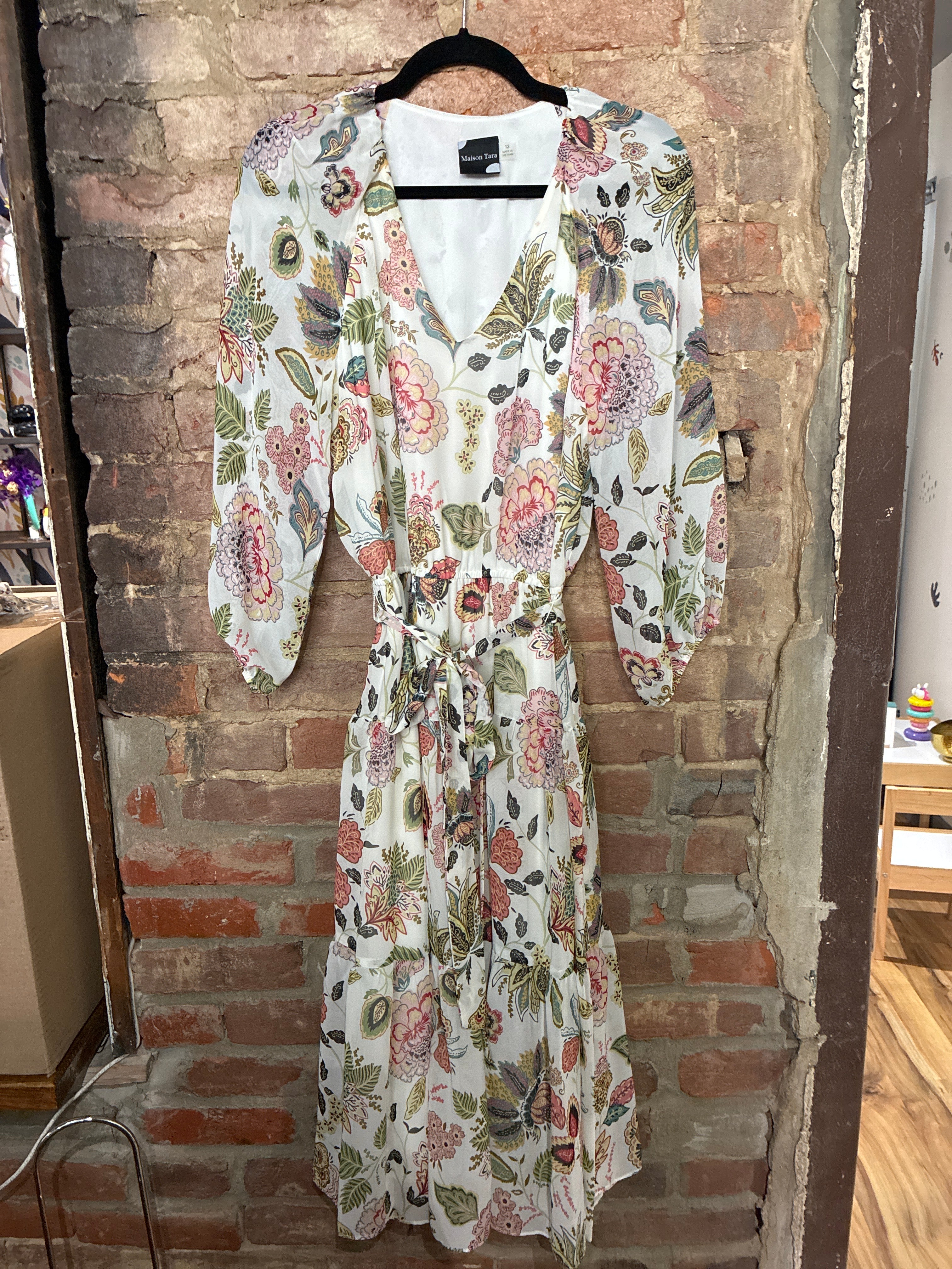 Maison Tara Floral Print Midi Dress Maison Tara Floral Print Midi Dress