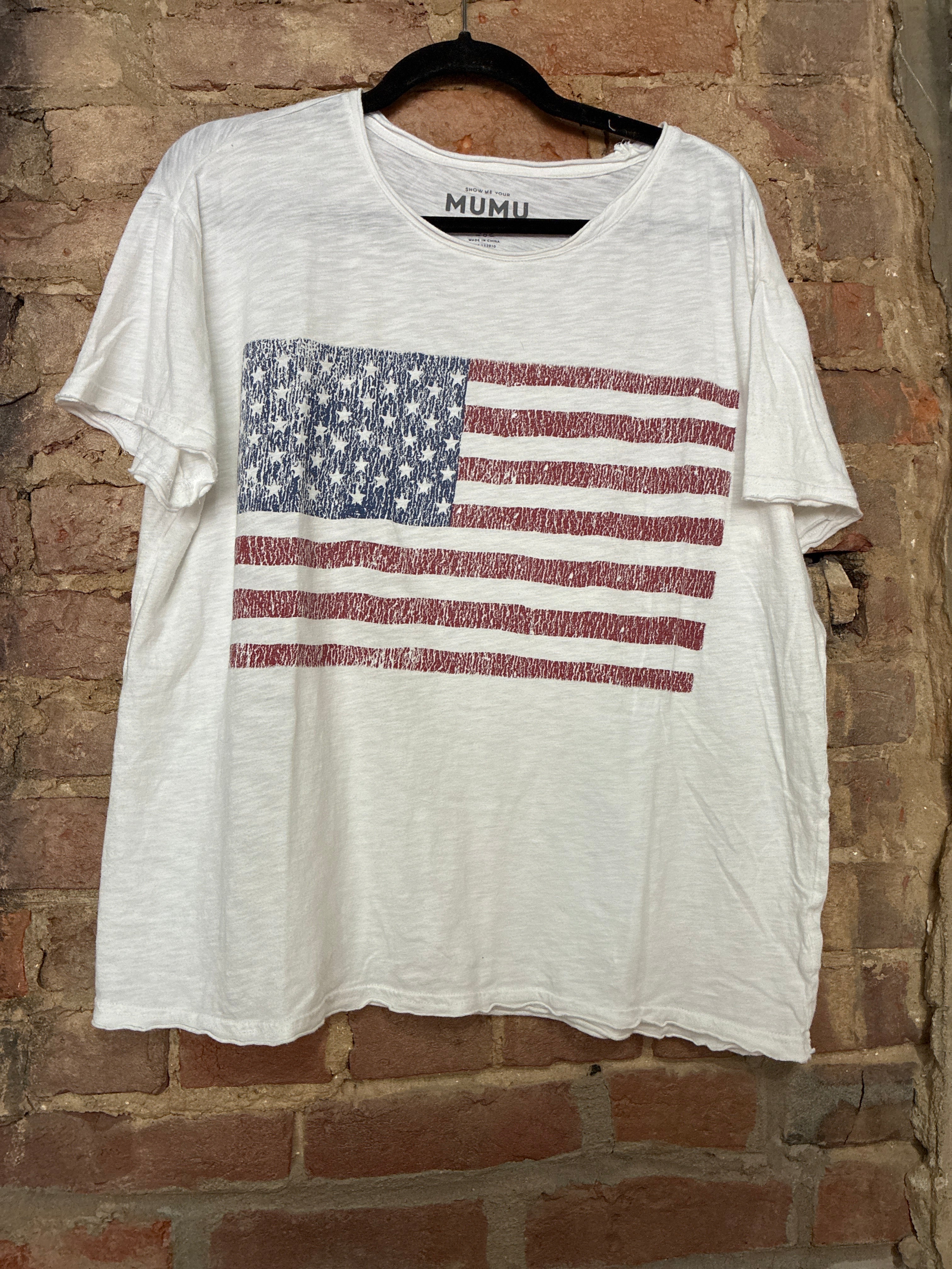 Show Me Your Mumu Flag Tshirt