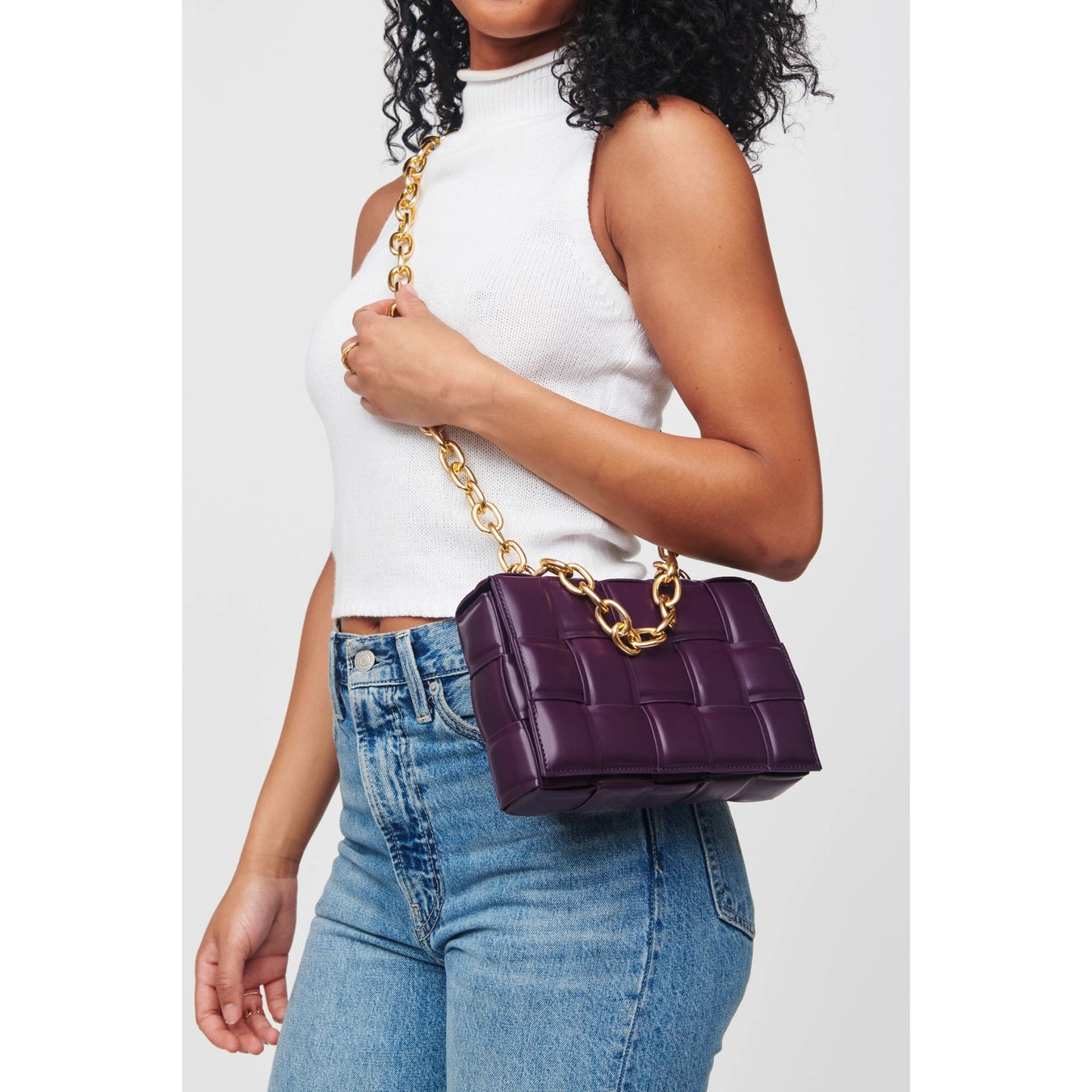 Ines Padded Woven Crossbody