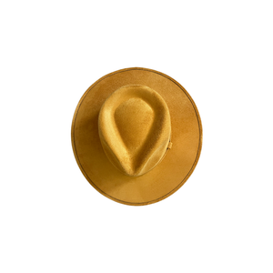 Vegan Suede Tear Drop Hat
