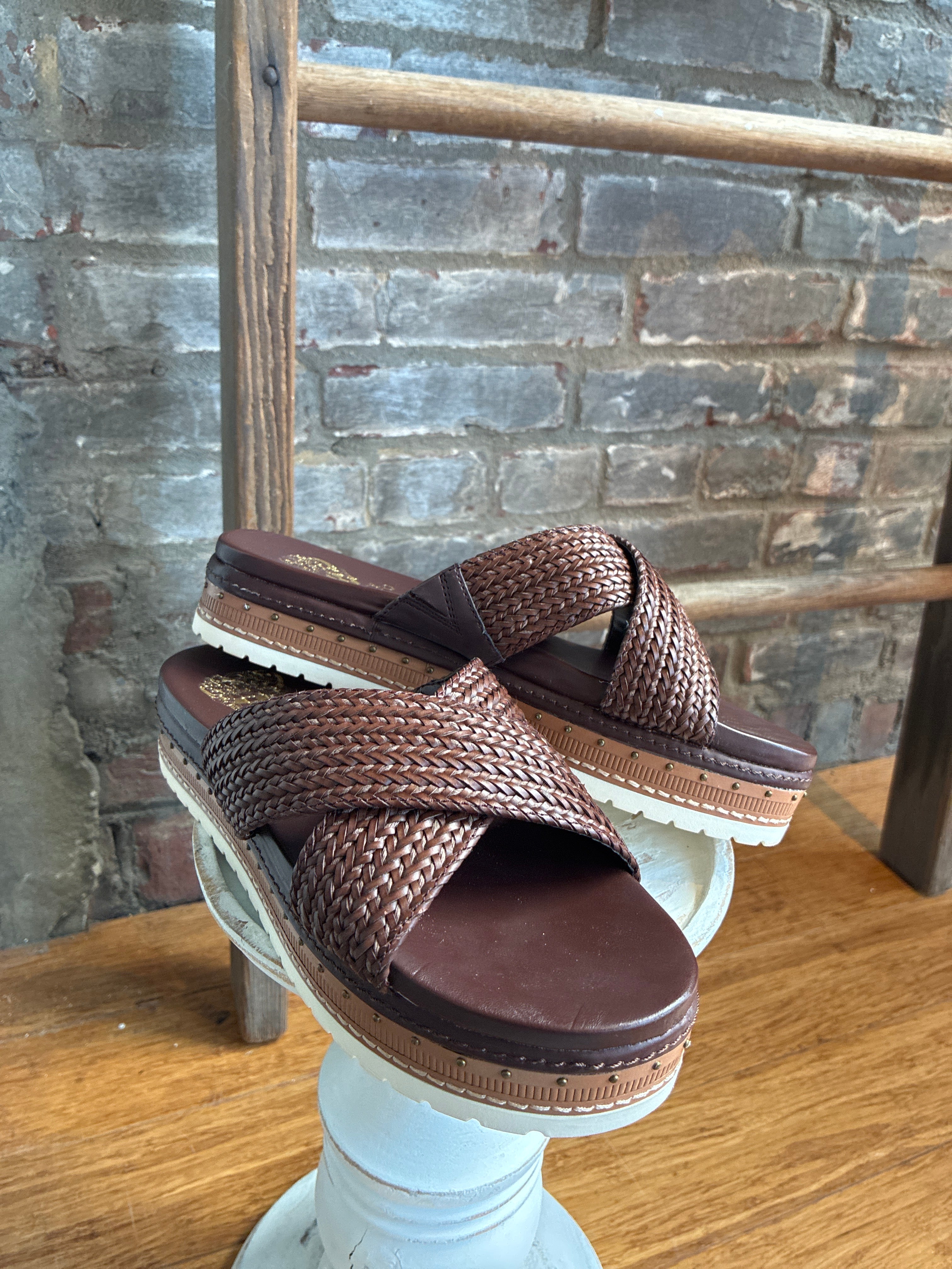 Vince Camuto Chocolate Brown Sandal