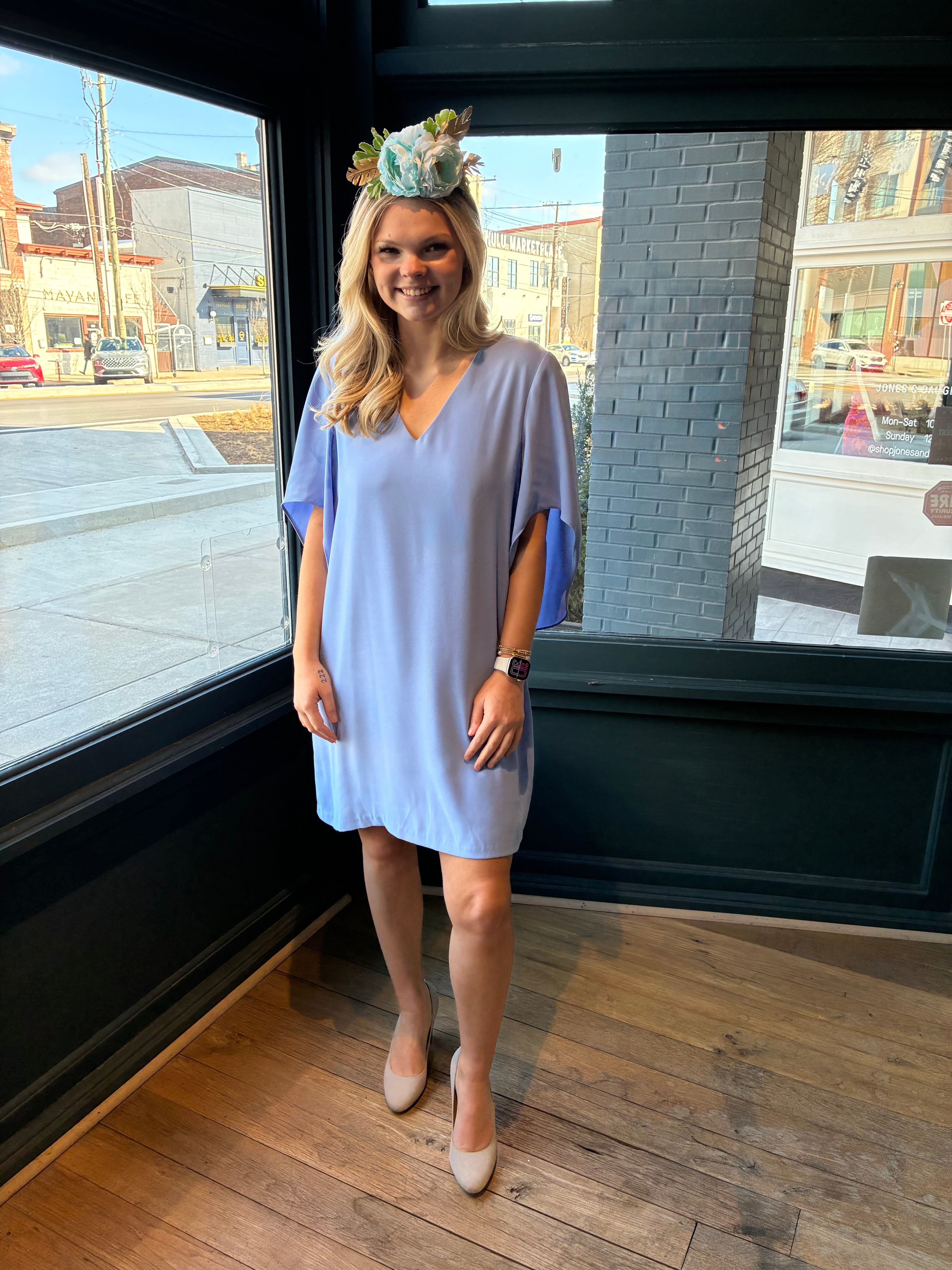Periwinkle Anna Cate Shift Dress