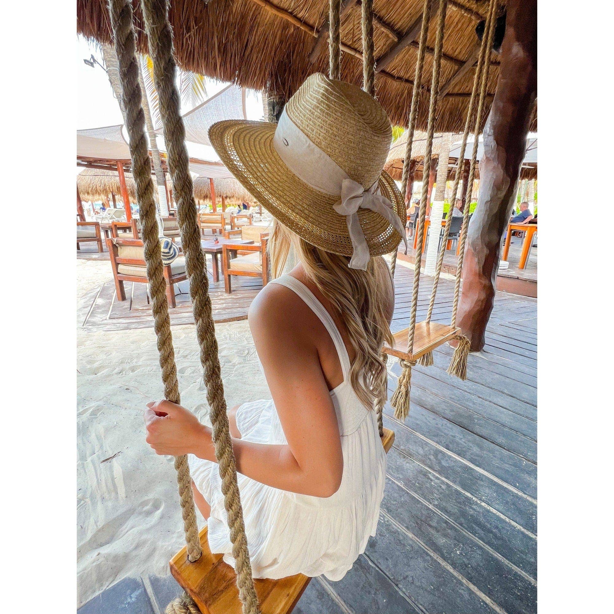 Bow Trim Panama Hat