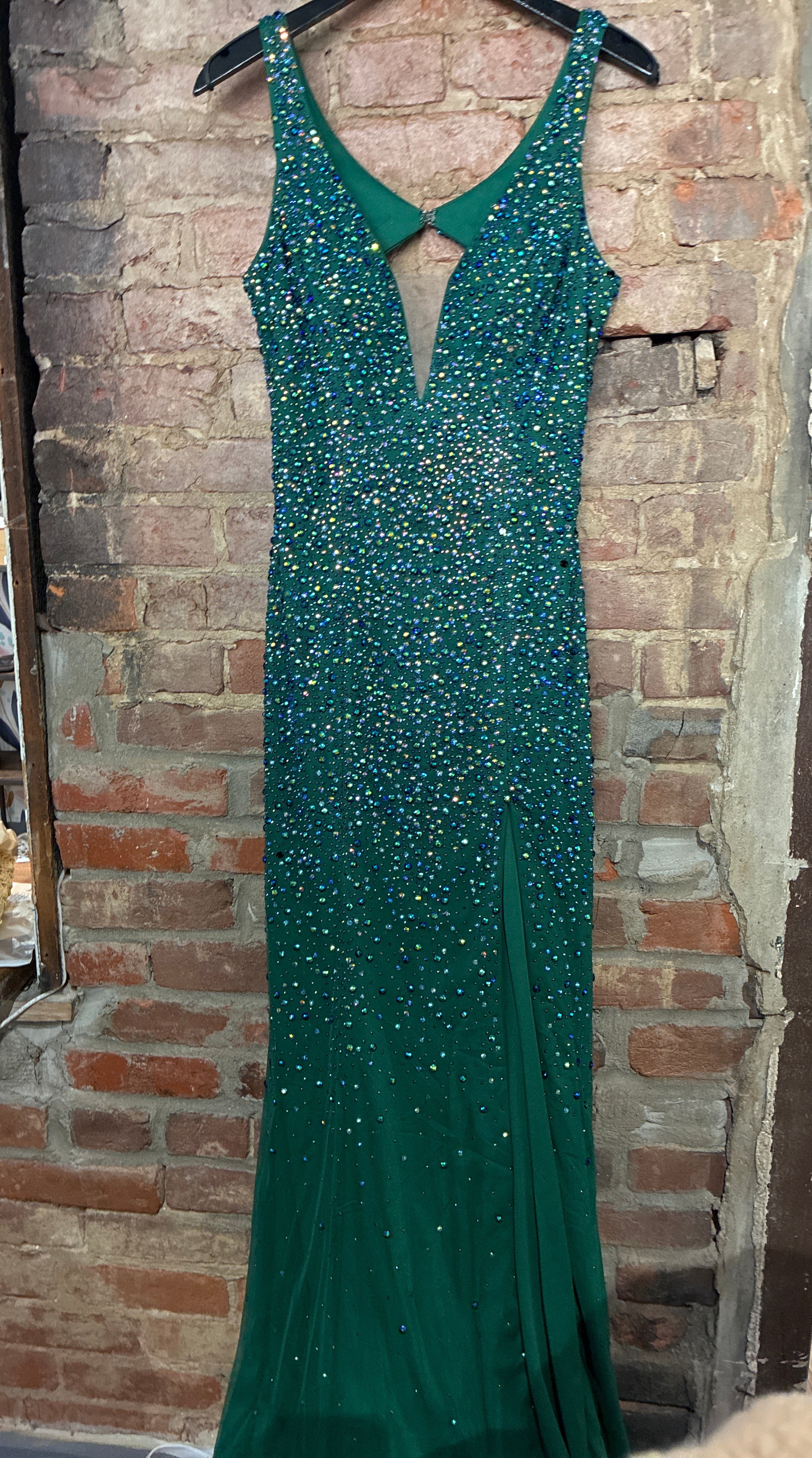Emerald Green Gown - 6