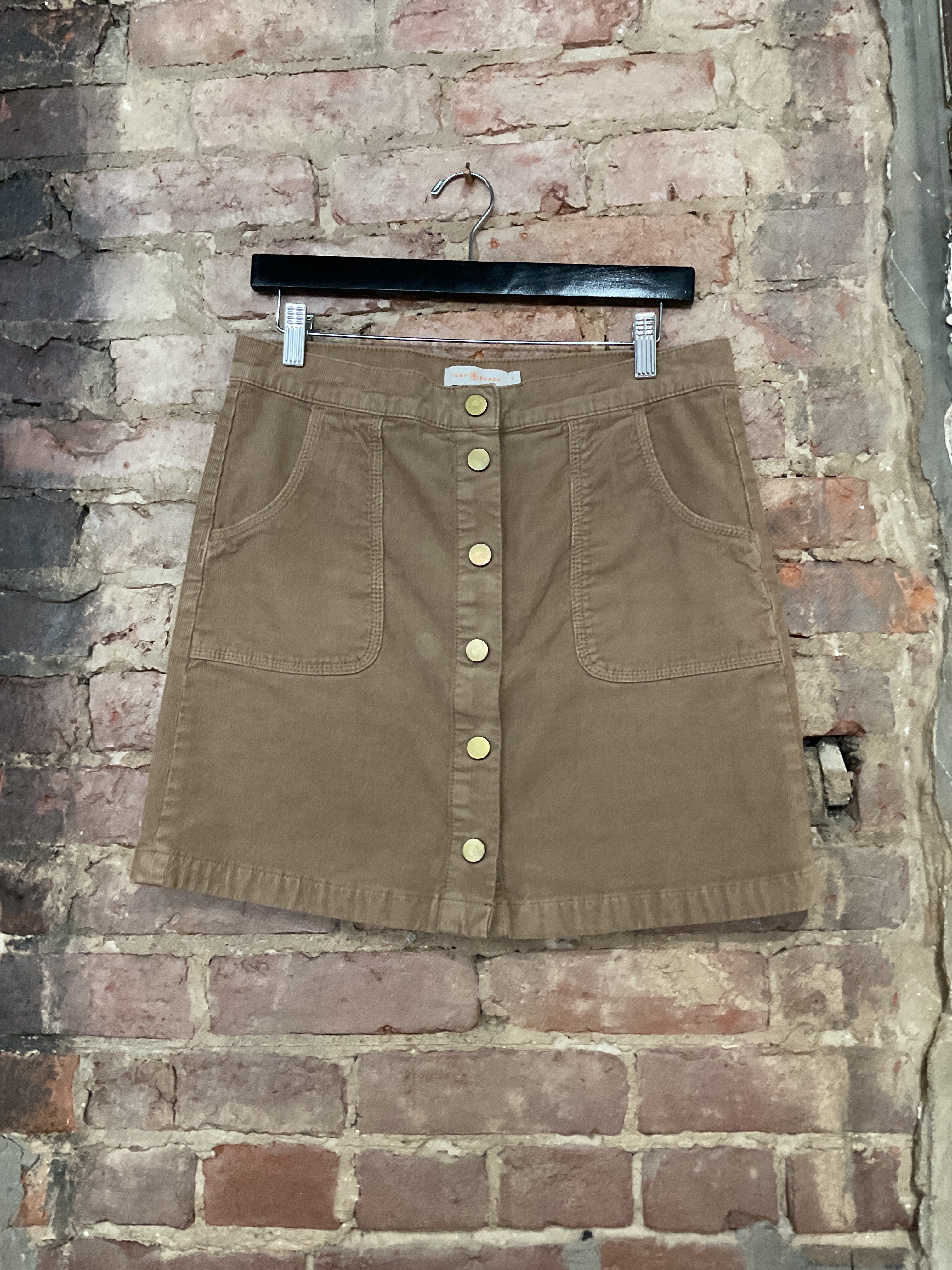 Tory Burch Lucitano Corduroy Skirt 8