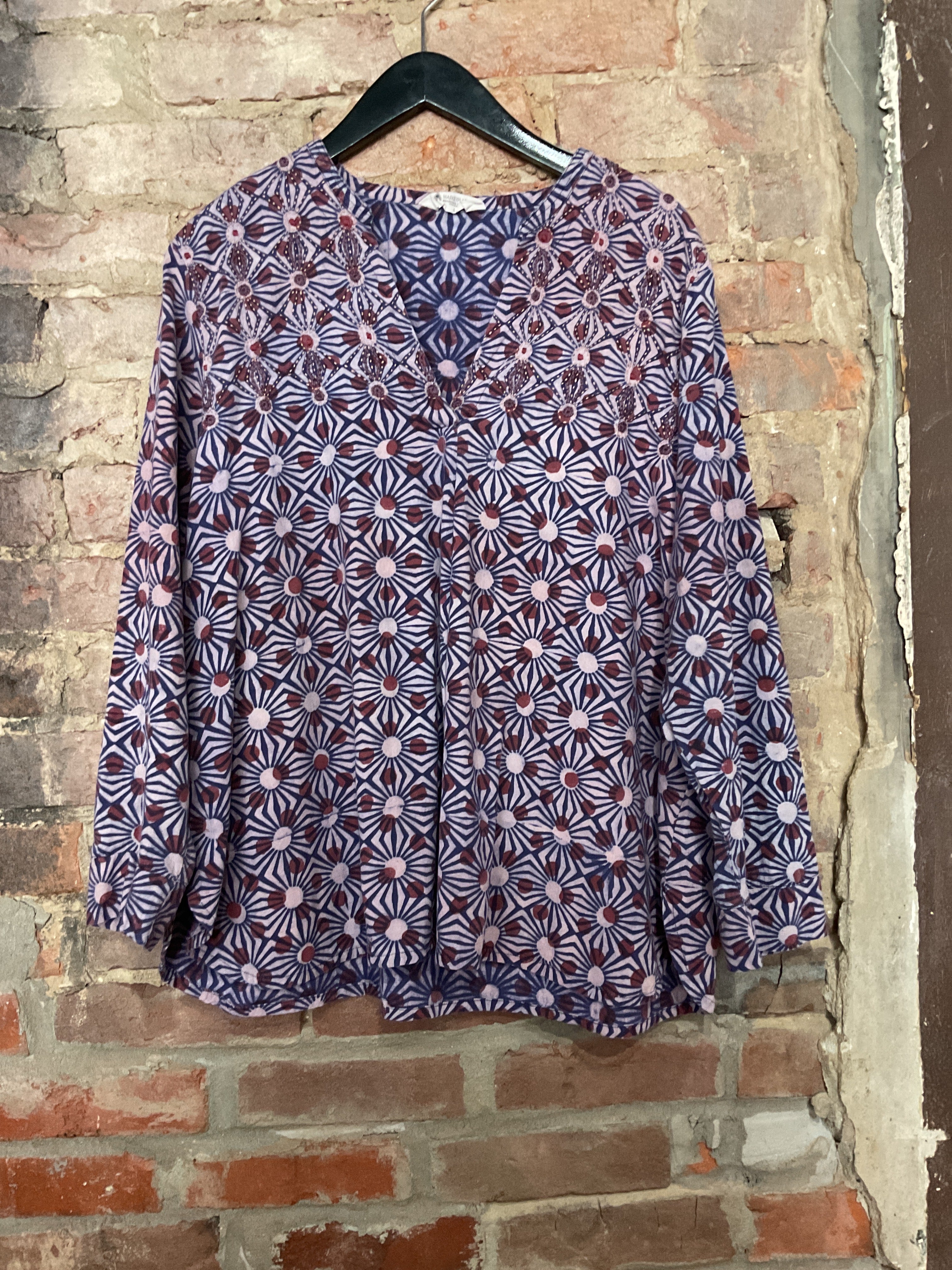 Purple Starburst Tunic L