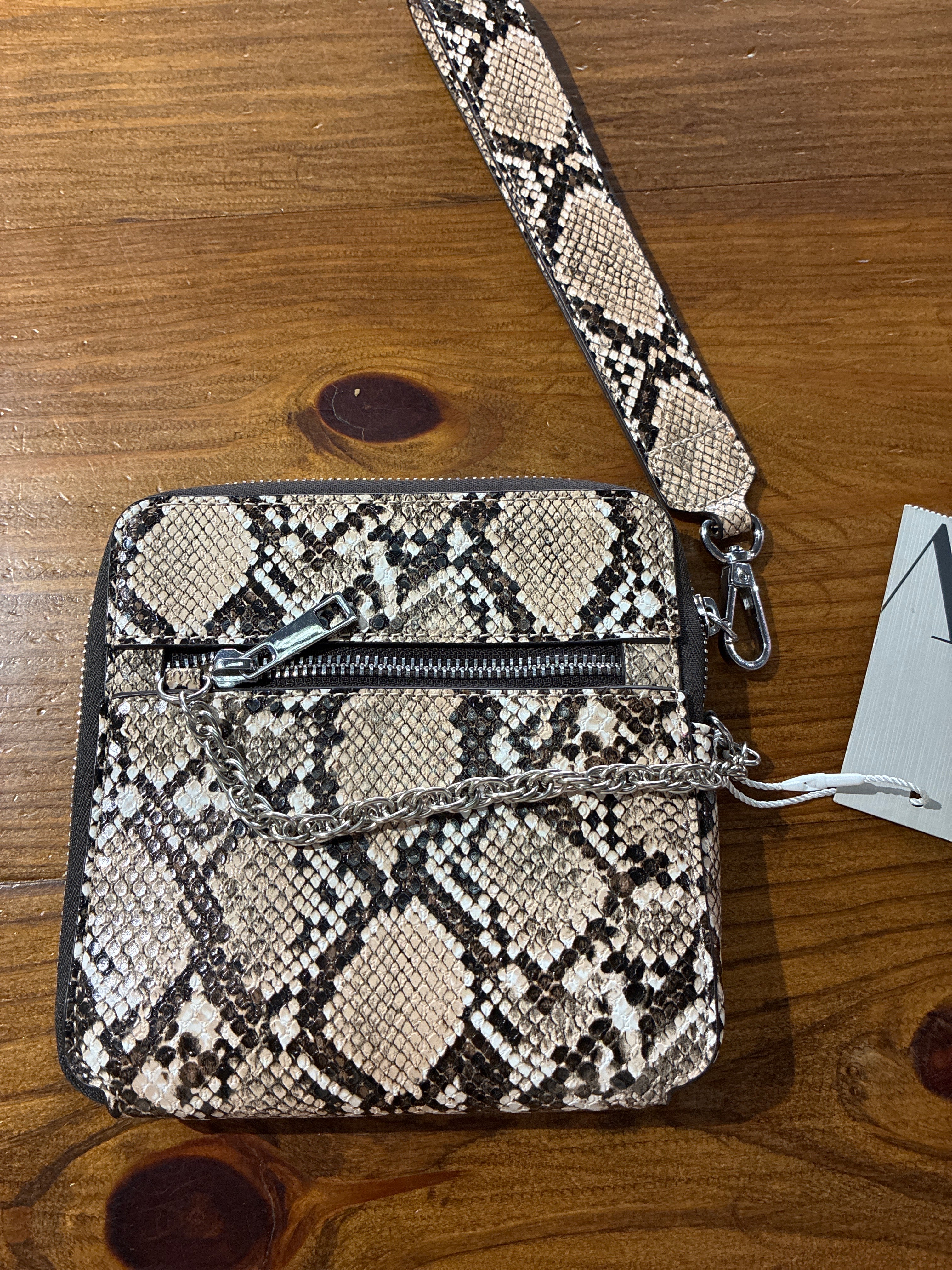 Snakeskin Clutch NWT