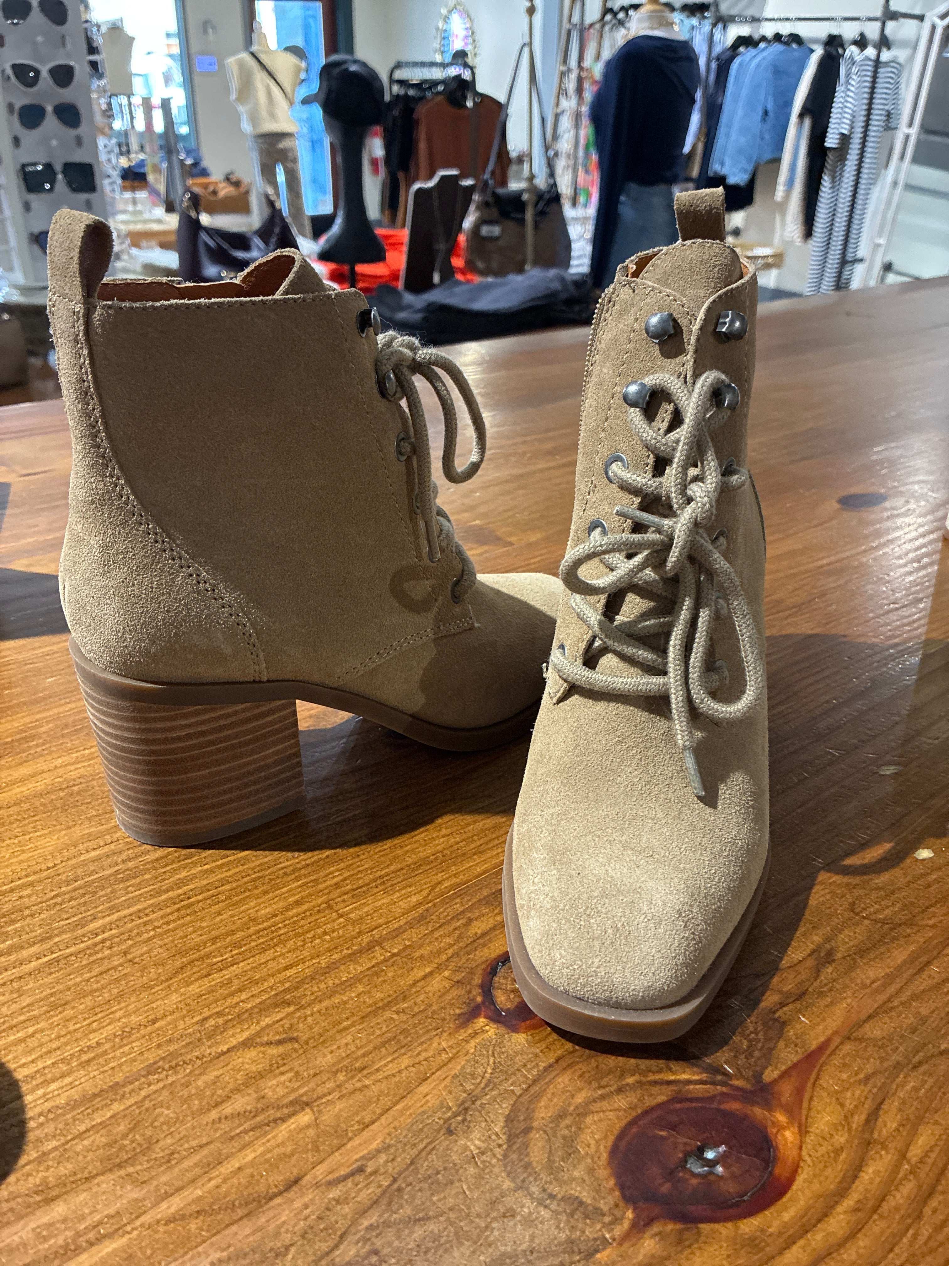 Lucky Suede Boots NWOT