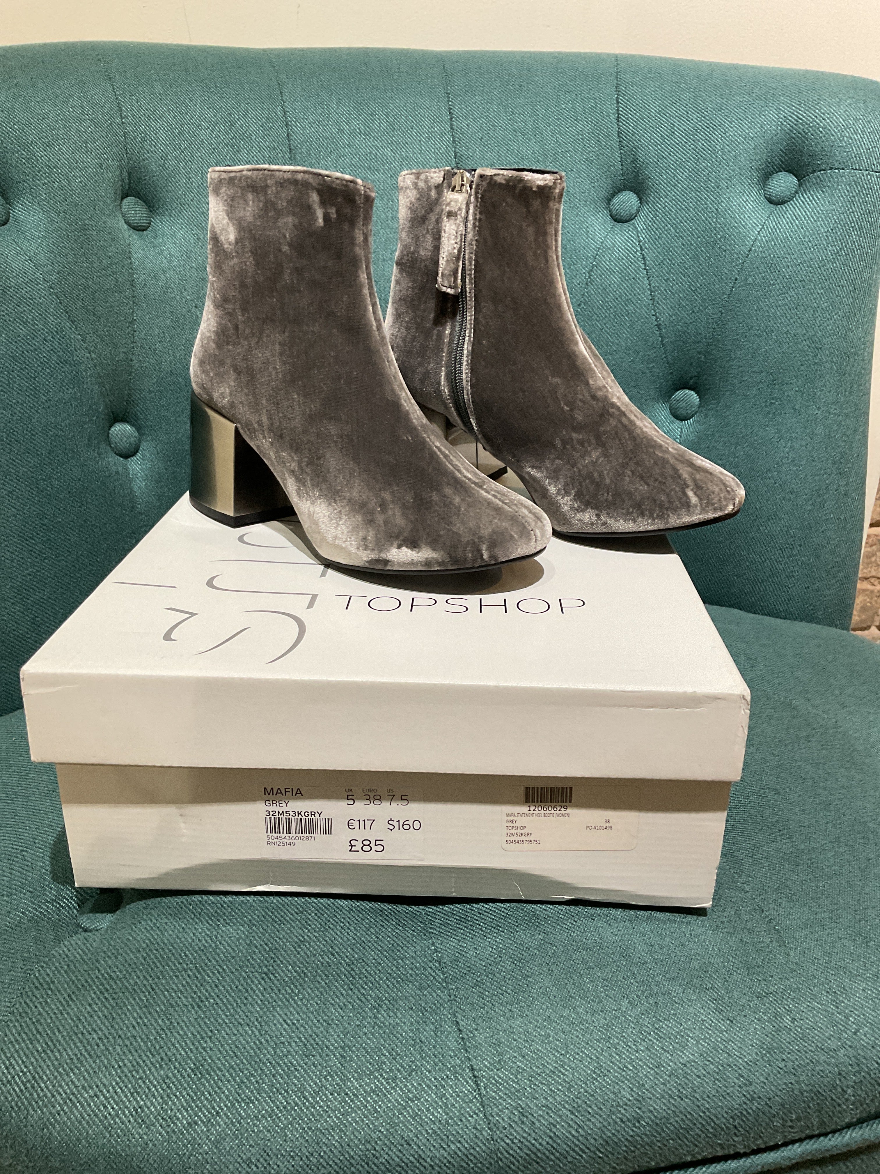 Midnight Velvet Boots