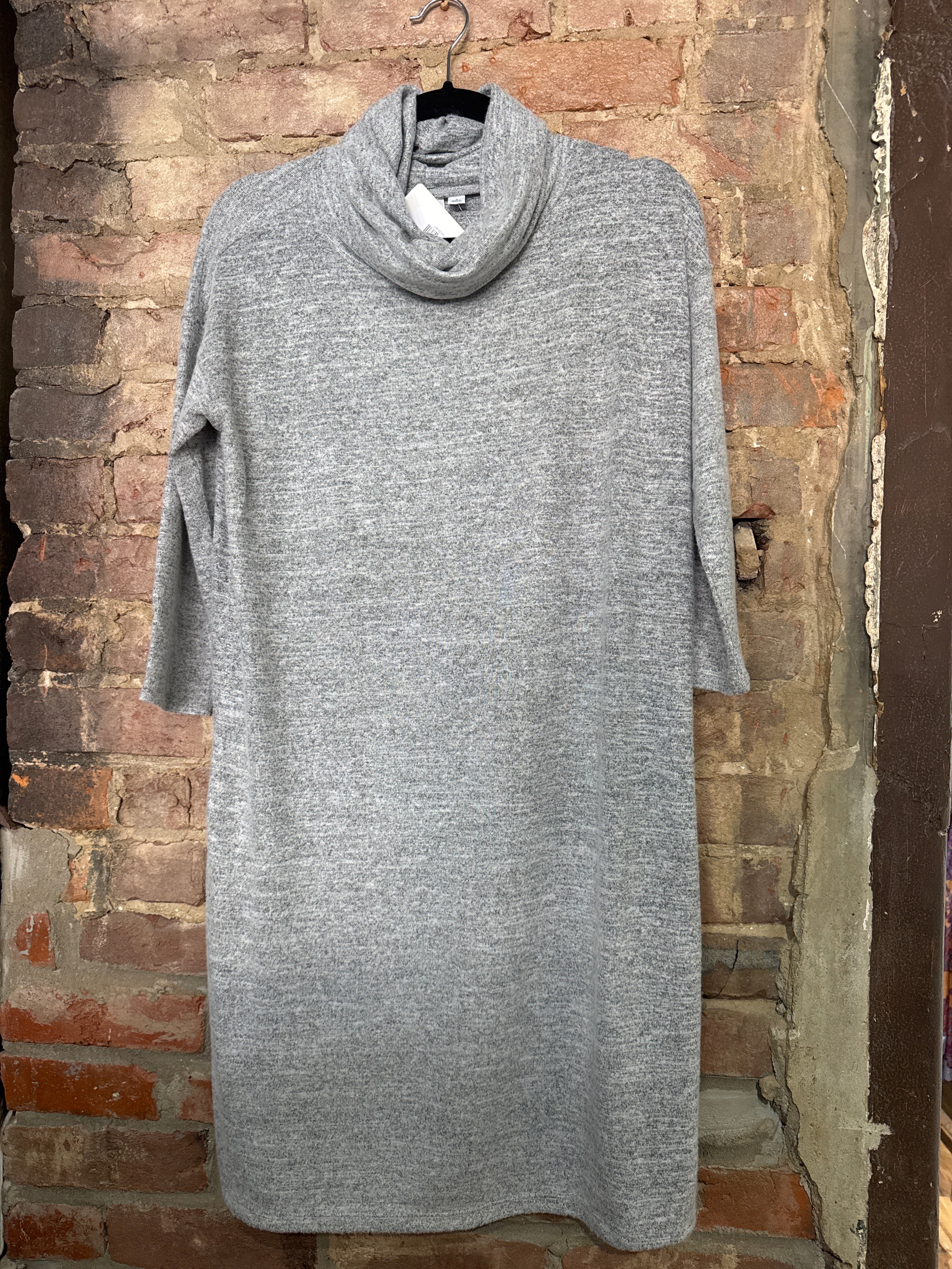 GAP Grey Cowl Neck Sweater Dress