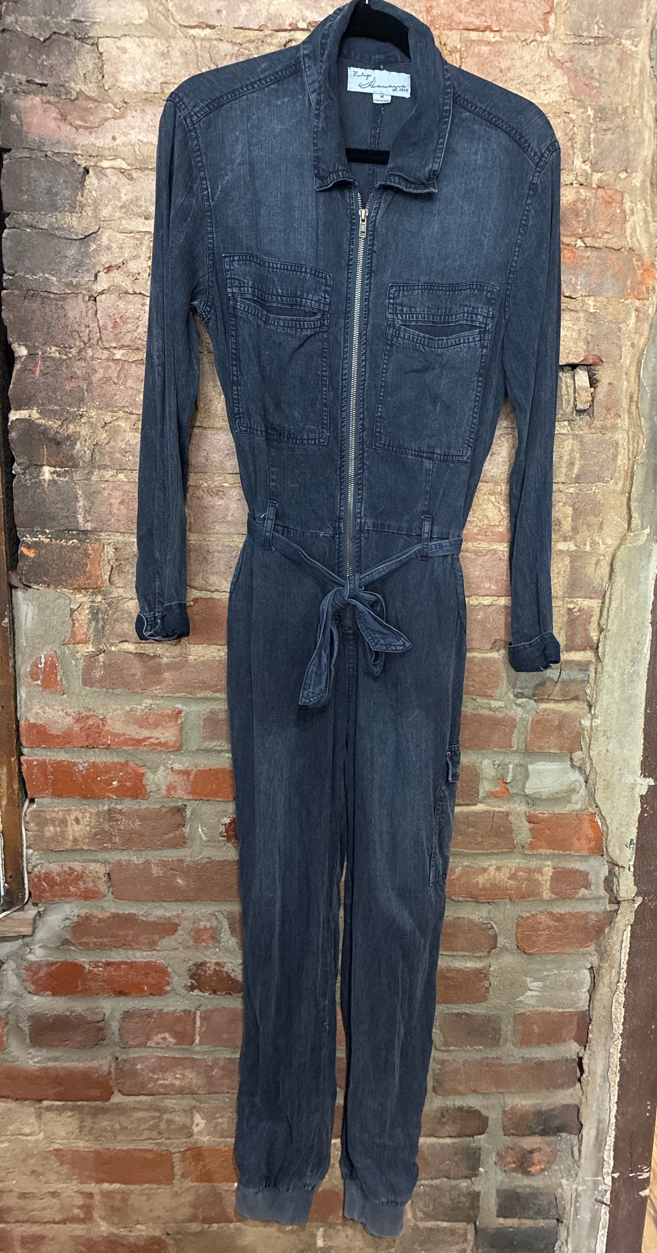 Vintage Havana Tencel Jumpsuit - M