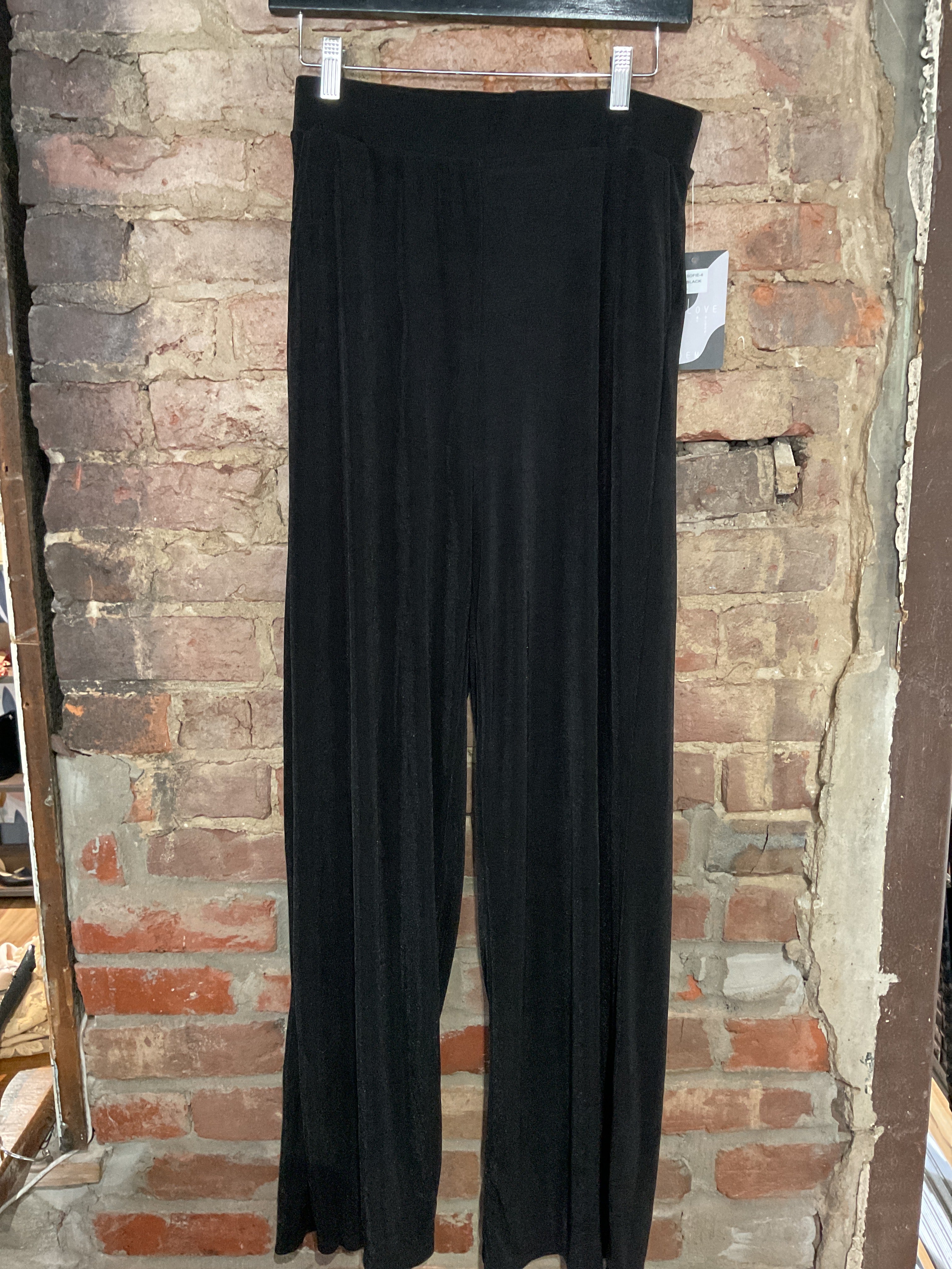 Black Shimmer Pants