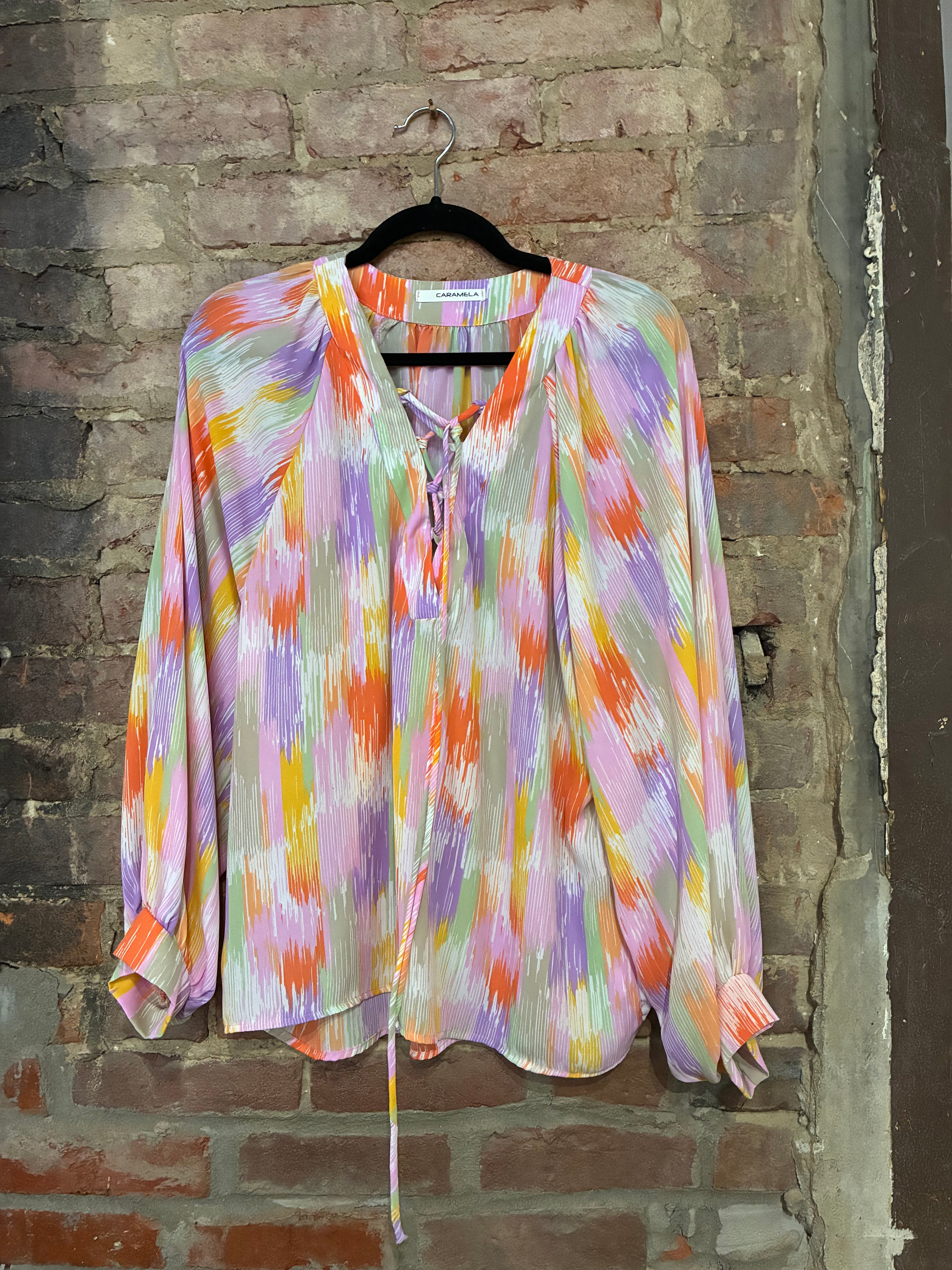 Pastel Long Sleeve Blouse