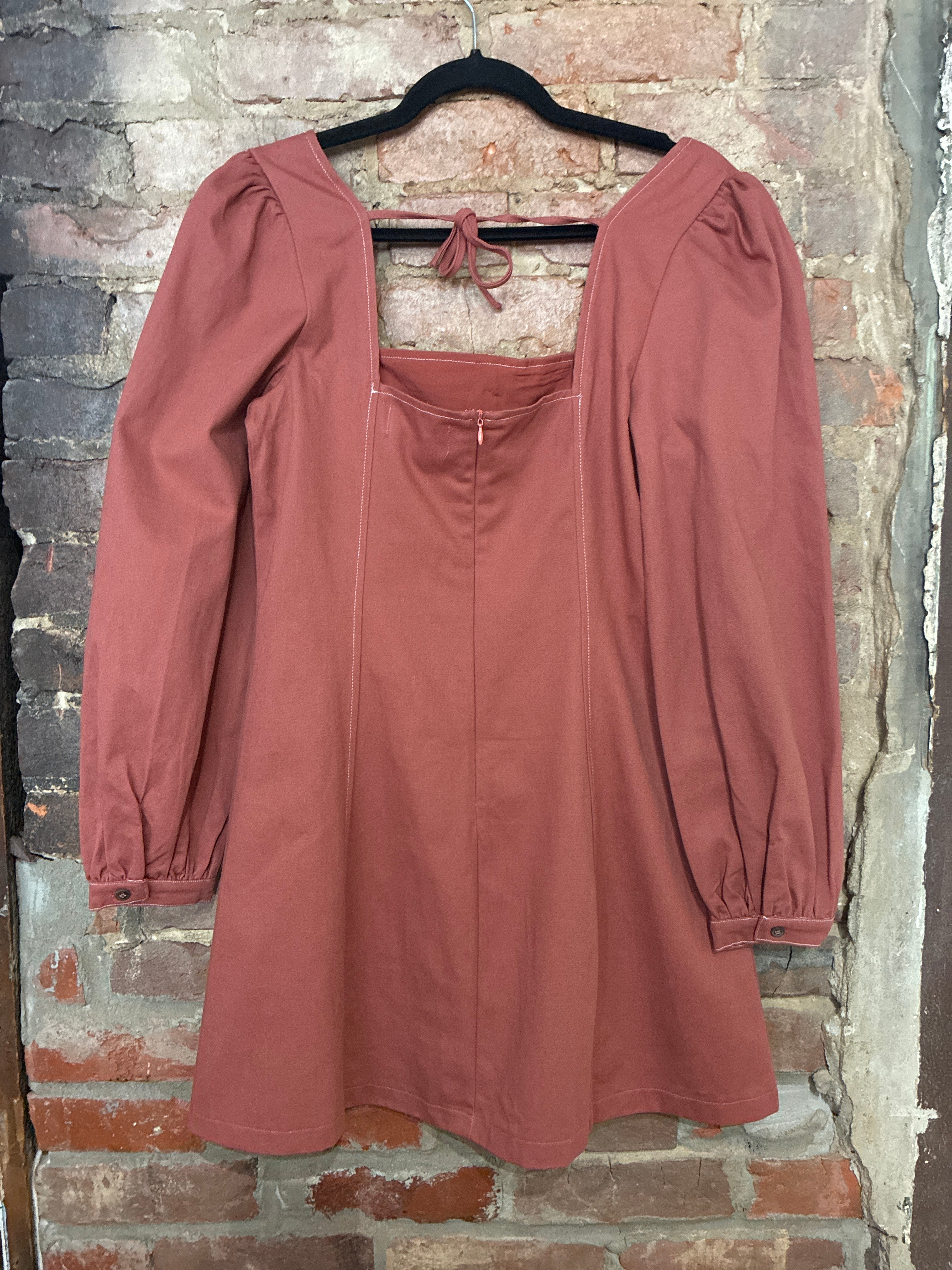 D.ARK Terracotta Denim Dress M