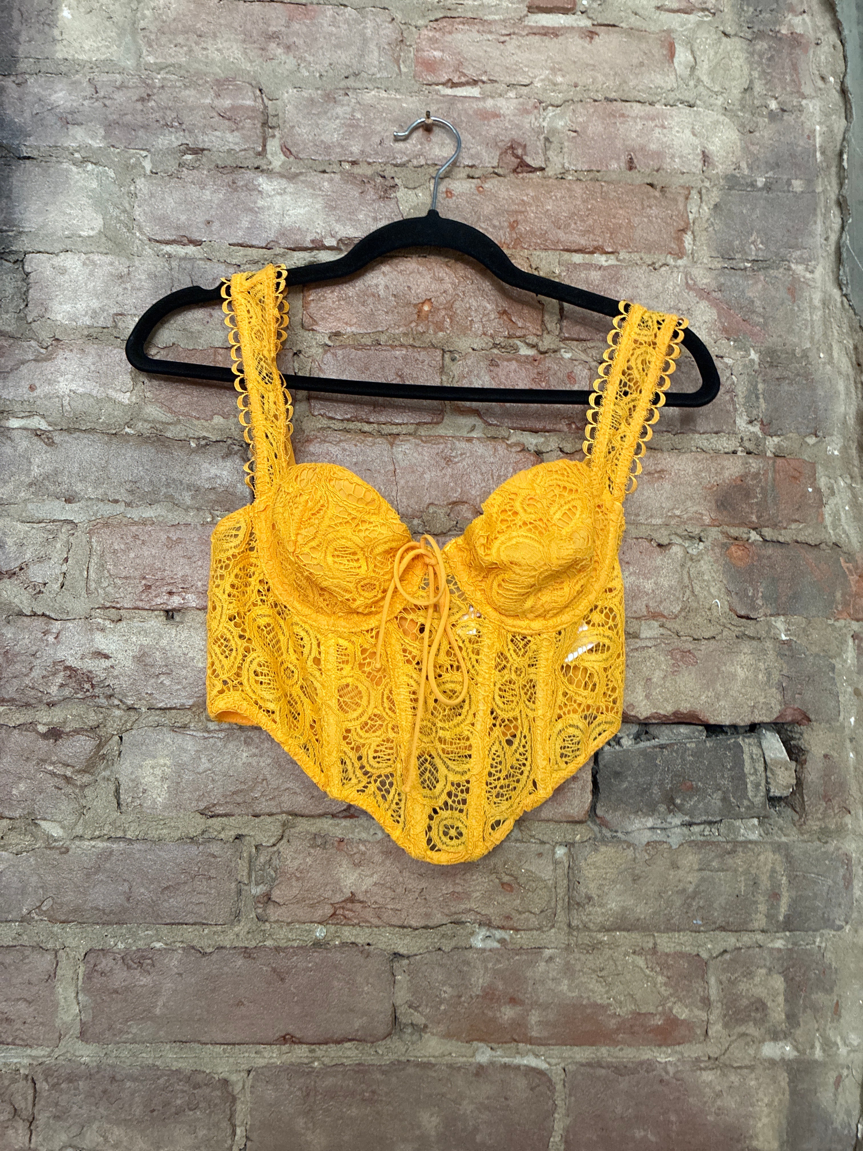 For Love & Lemons Sammie Tangerine Tank